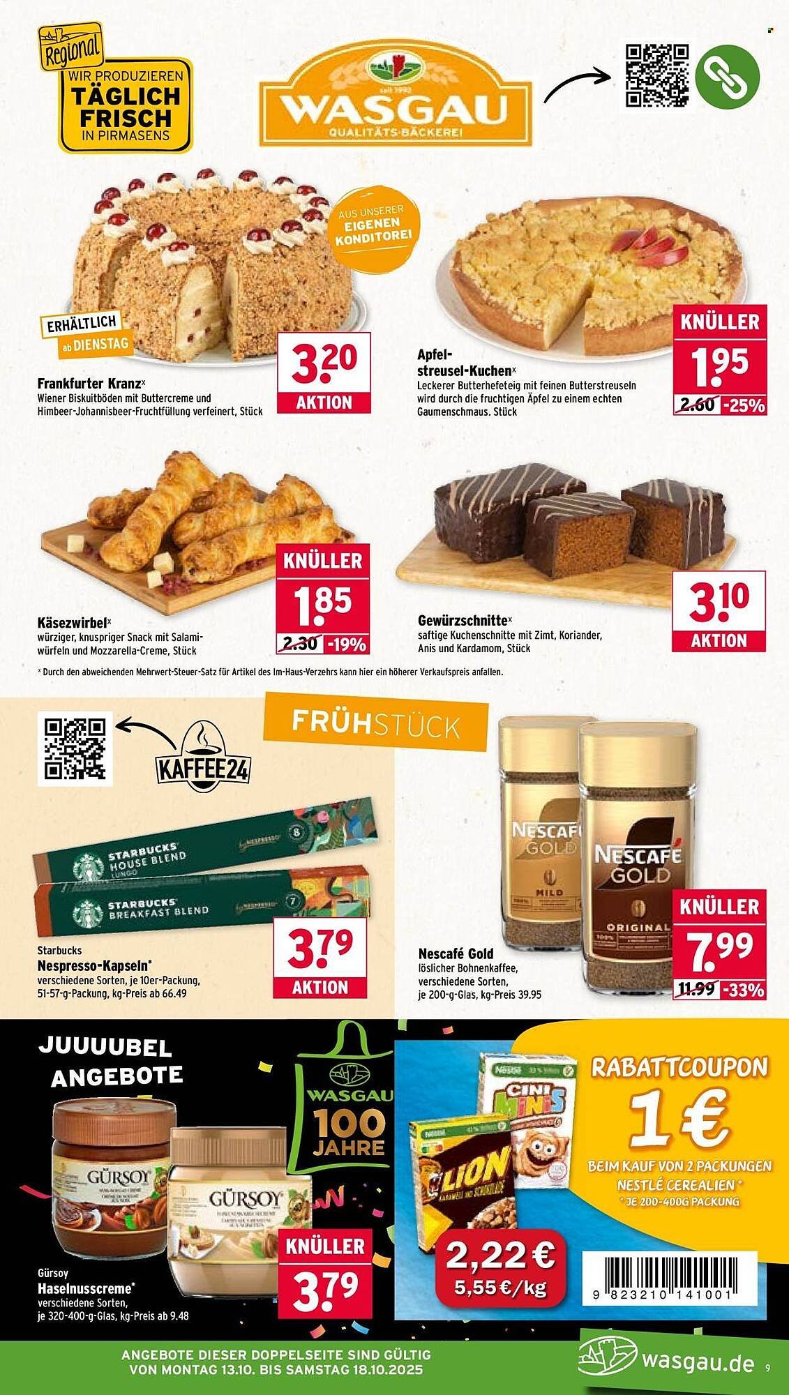 Wasgau Prospekt (2025-10-13 - 2025-10-18) | 9