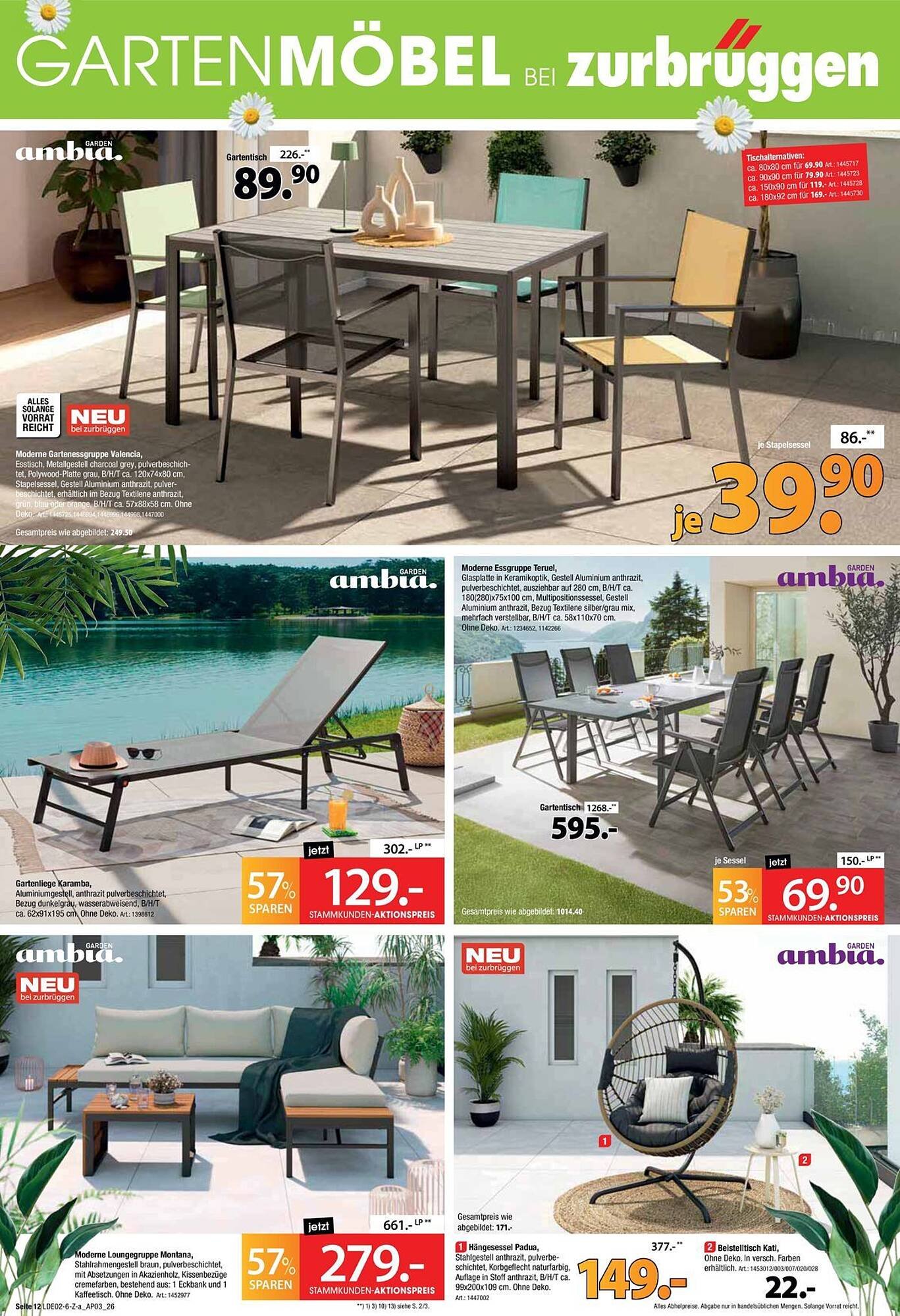 Zurbrüggen Prospekt