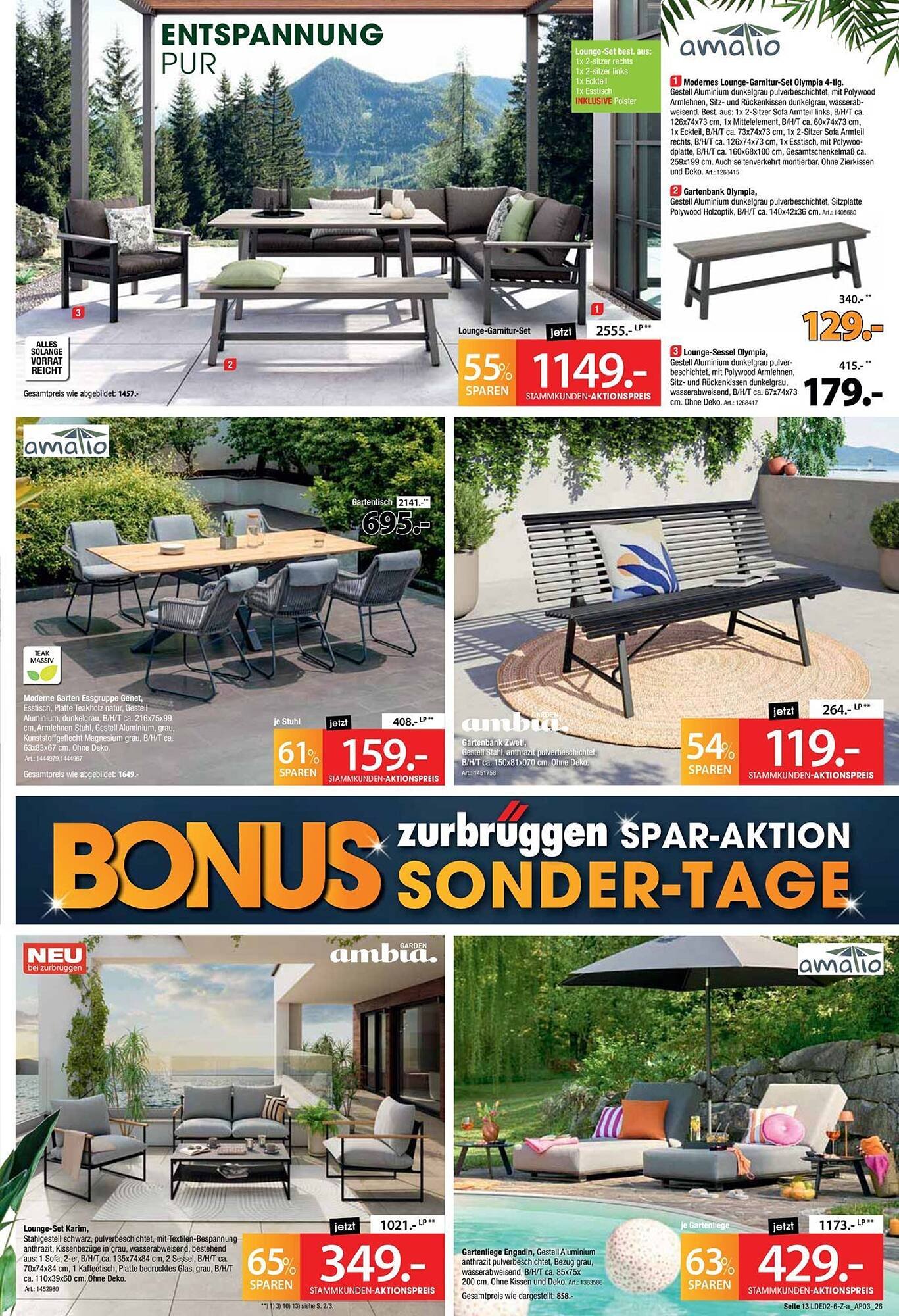 Zurbrüggen Prospekt