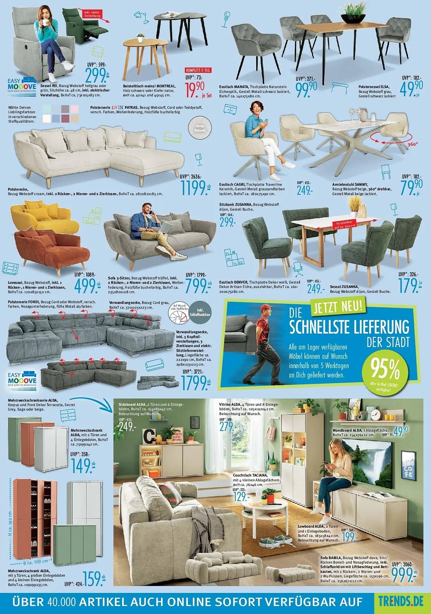 Trends Möbel Prospekt