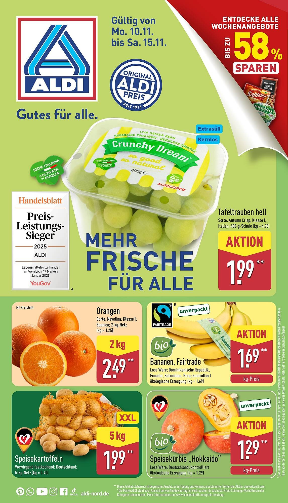 Aldi Nord Prospekt (2025-11-10 - 2025-11-15) | 1
