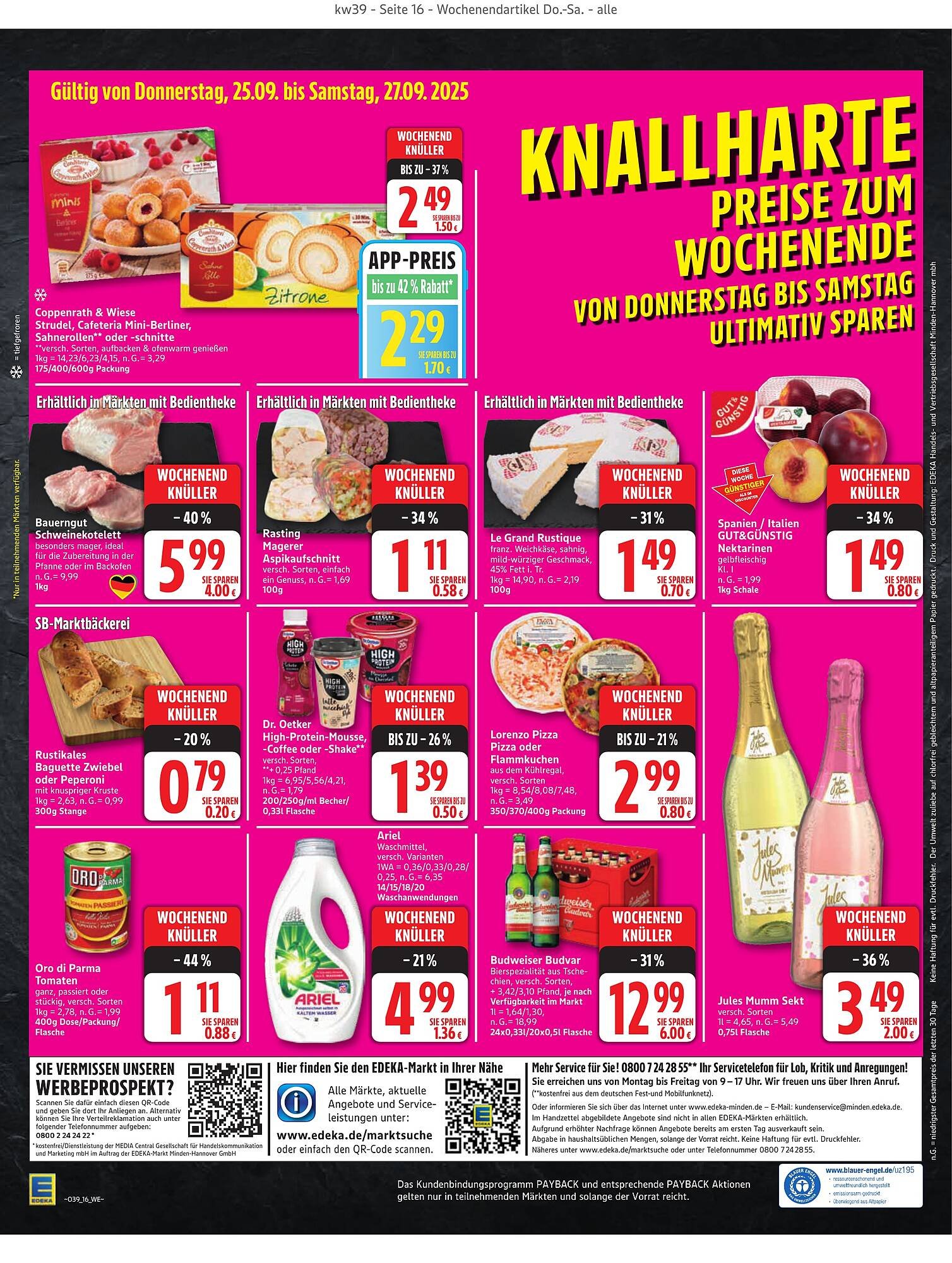 Edeka Prospekt (2025-09-22 - 2025-09-27) | 16