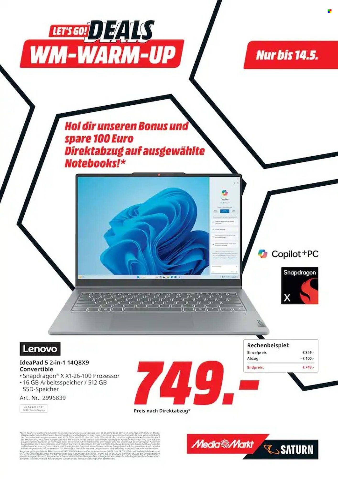 MediaMarkt Prospekt (2026-04-30 - 2026-05-15)