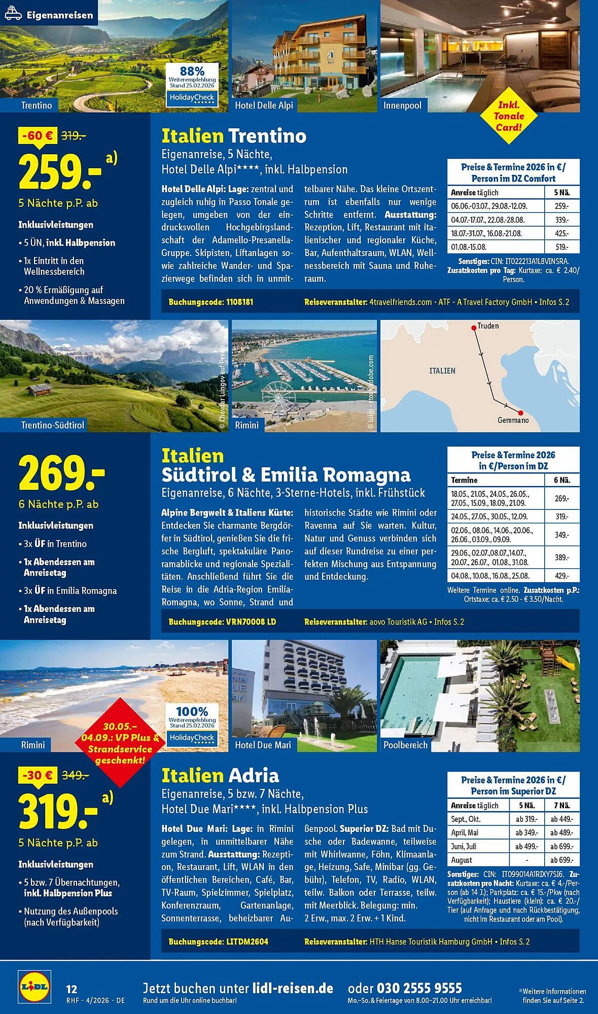 Lidl Reisen Prospekt (2026-03-28 - 2026-04-30)