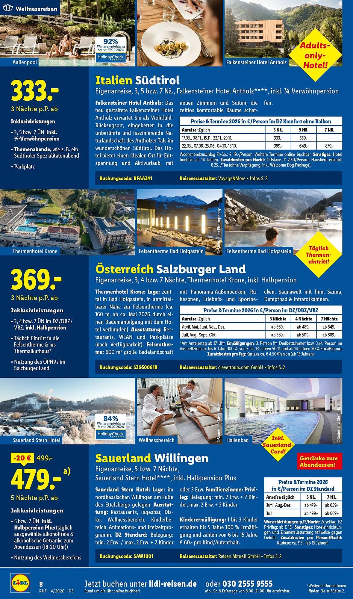 Lidl Reisen Prospekt (2026-03-28 - 2026-04-30)