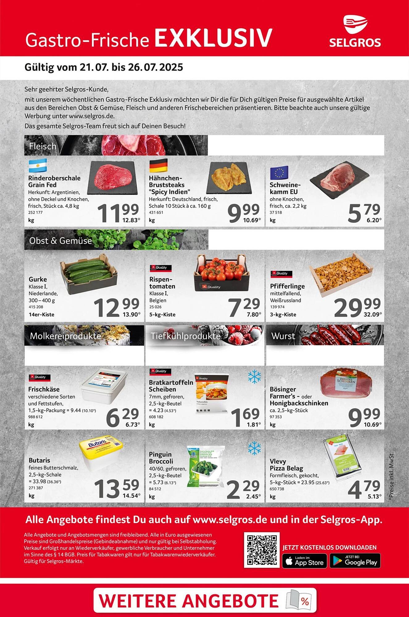 Selgros Prospekt (2025-07-21 - 2025-07-27) | 1
