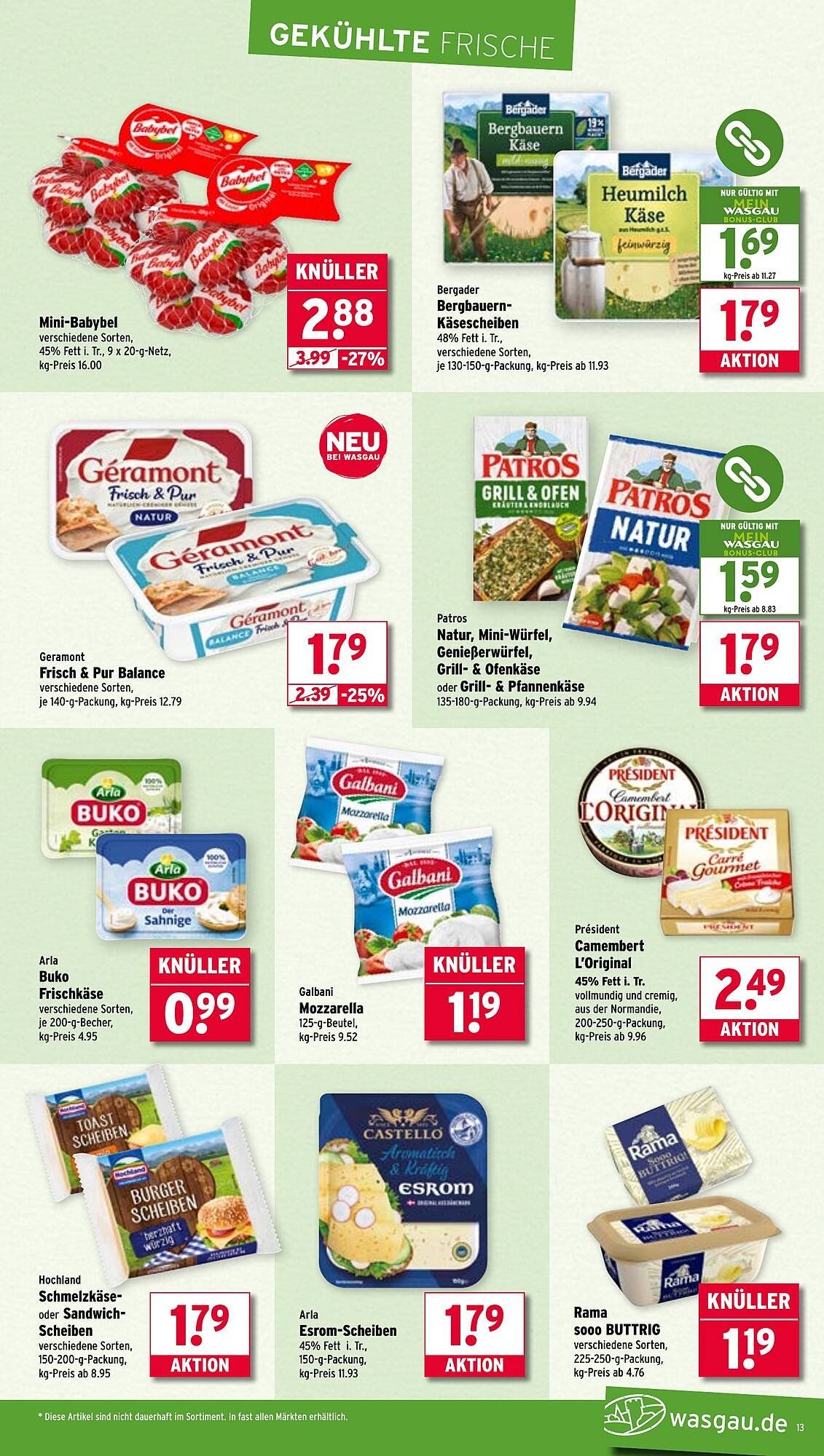 Wasgau Prospekt (2025-08-04 - 2025-08-09) | 13