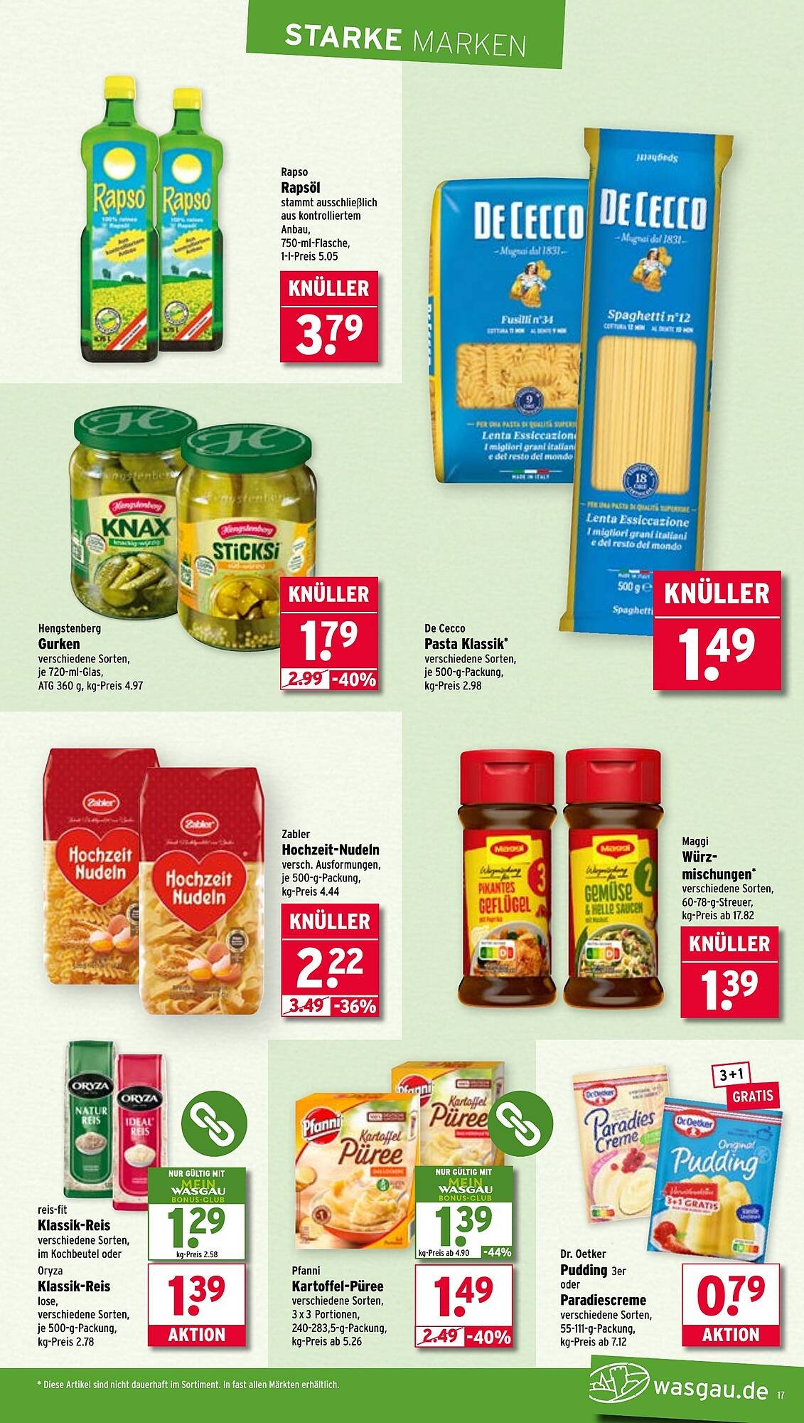 Wasgau Prospekt (2025-08-04 - 2025-08-09) | 17