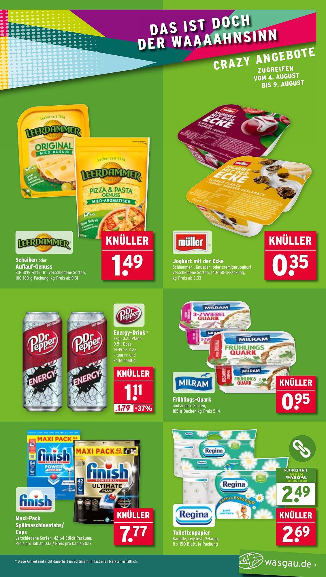 Wasgau Prospekt (2025-08-04 - 2025-08-09) | 3