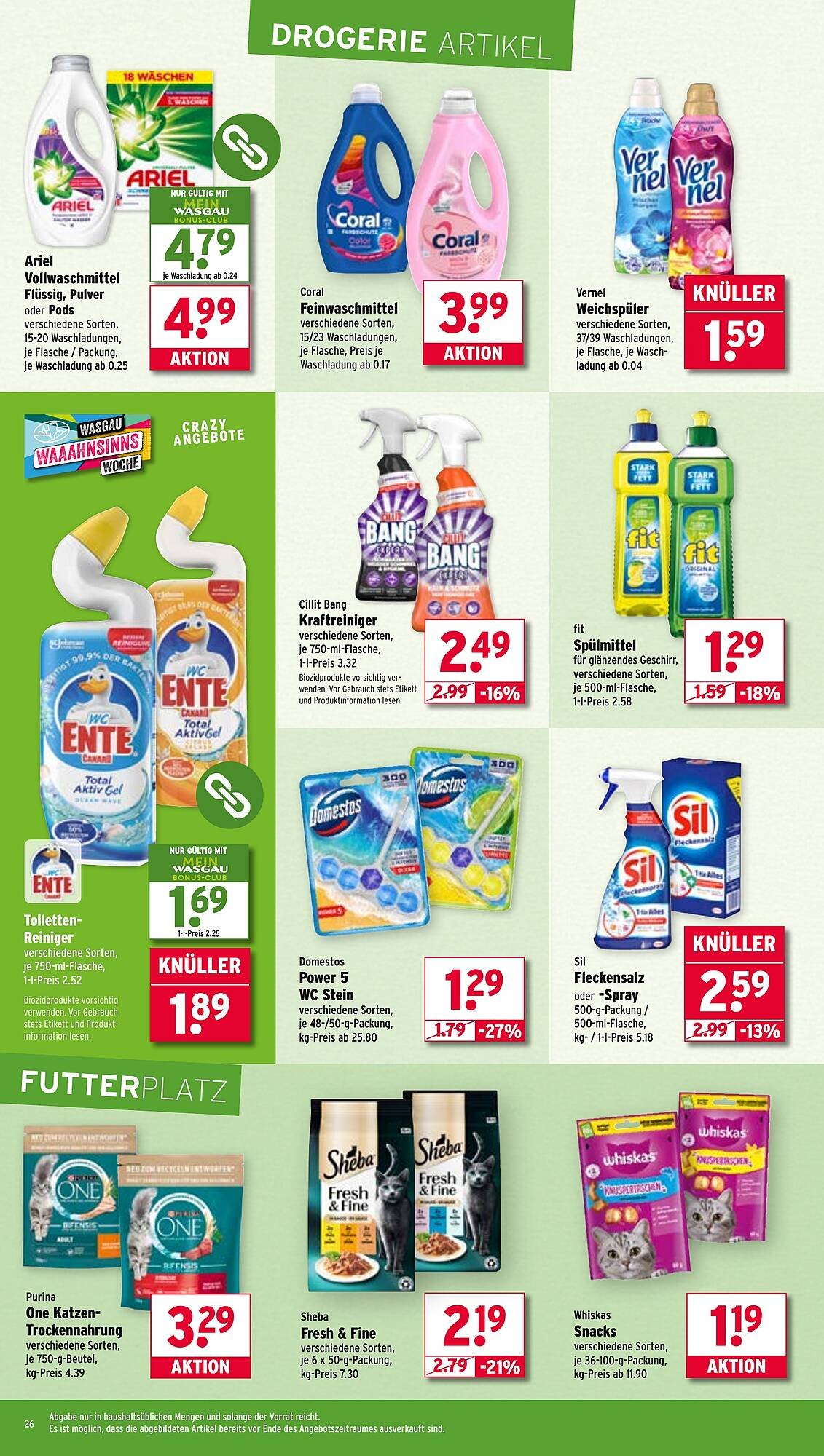 Wasgau Prospekt (2025-08-04 - 2025-08-09) | 26