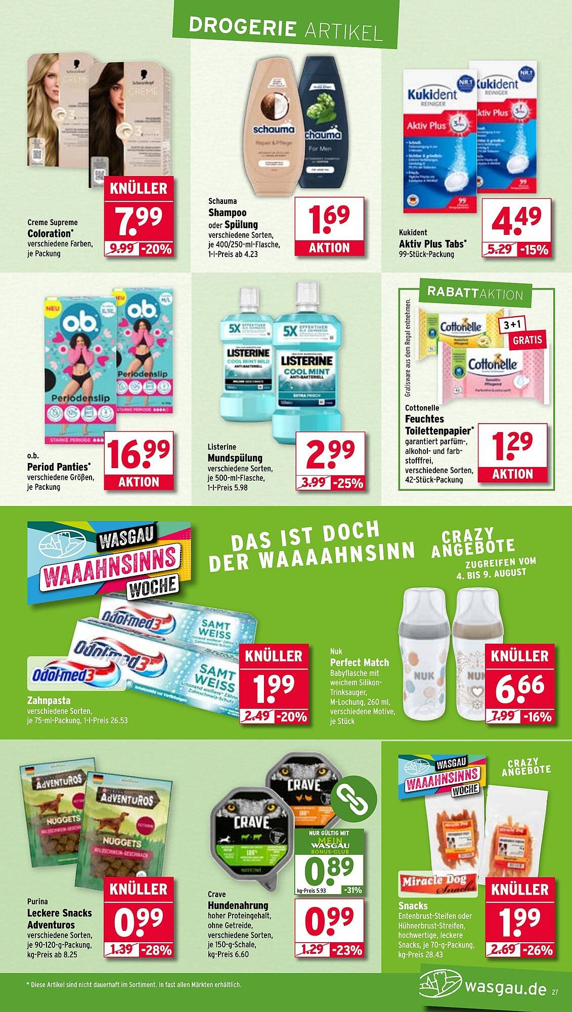 Wasgau Prospekt (2025-08-04 - 2025-08-09) | 27