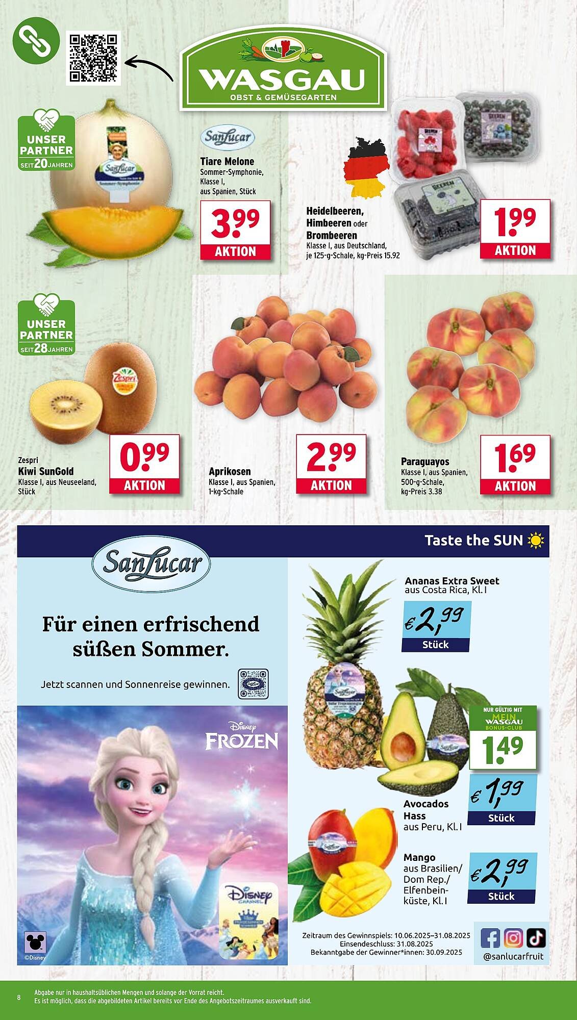 Wasgau Prospekt (2025-08-04 - 2025-08-09) | 8