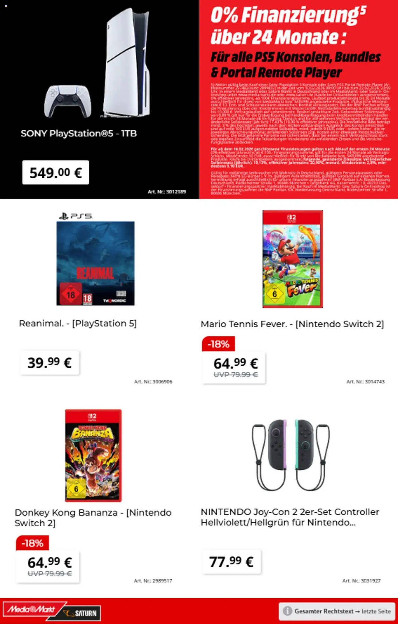 Saturn Prospekt (2026-02-10 - 2026-02-23)