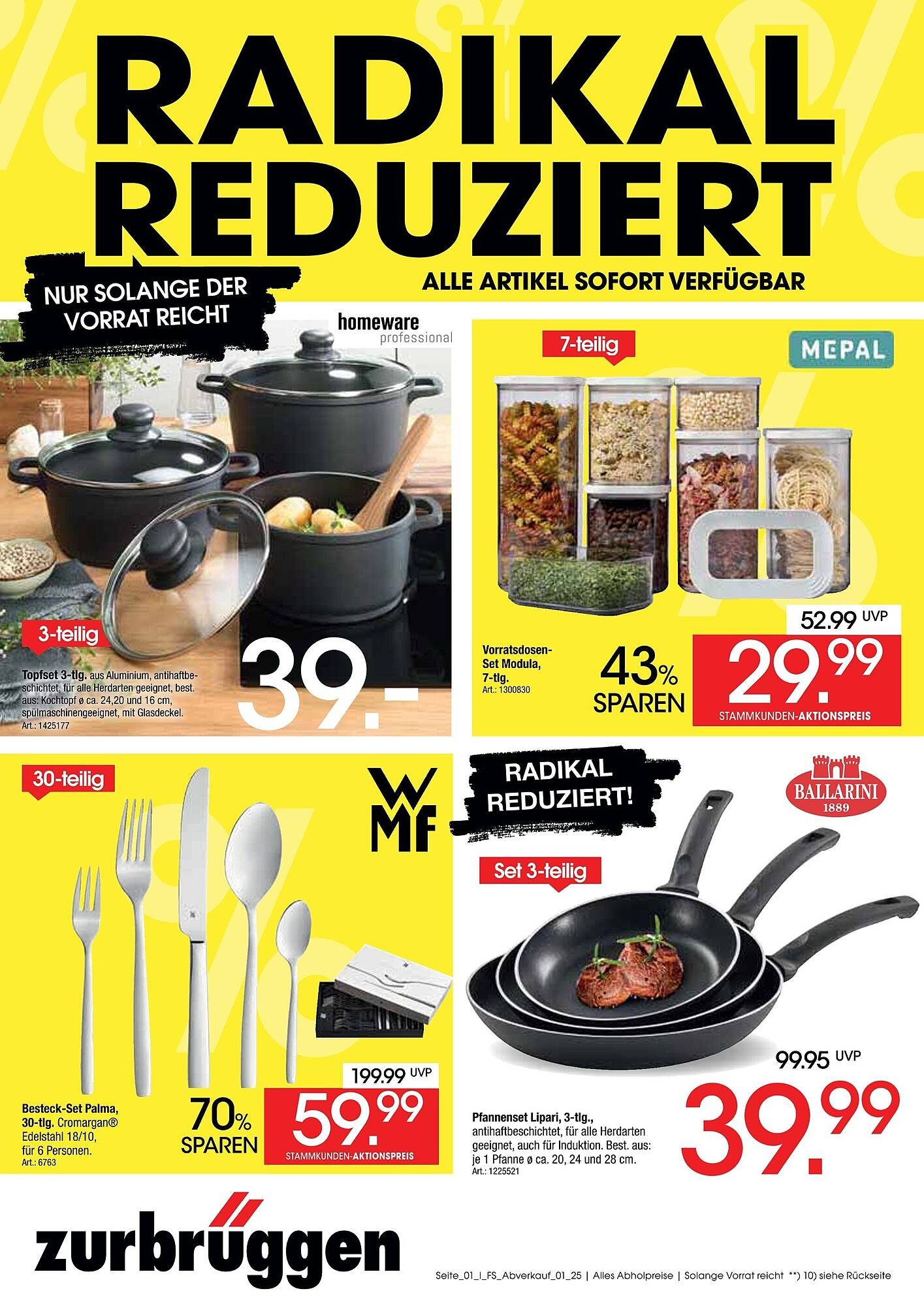 Zurbrüggen Prospekt (2025-08-01 - 2025-08-31) | 1