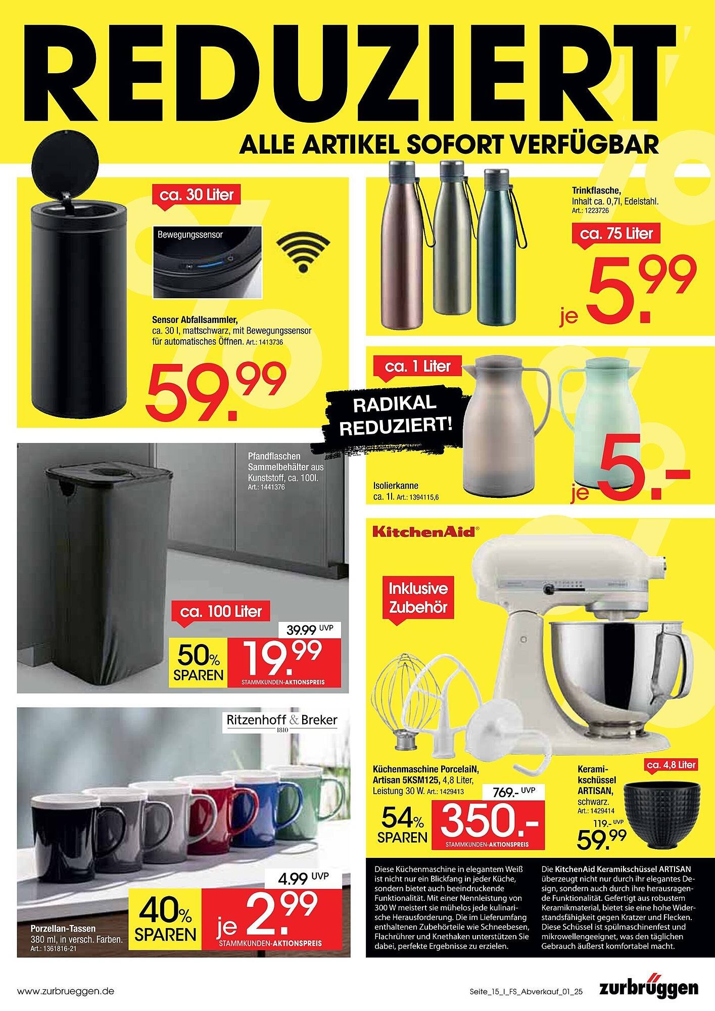 Zurbrüggen Prospekt (2025-08-01 - 2025-08-31) | 15