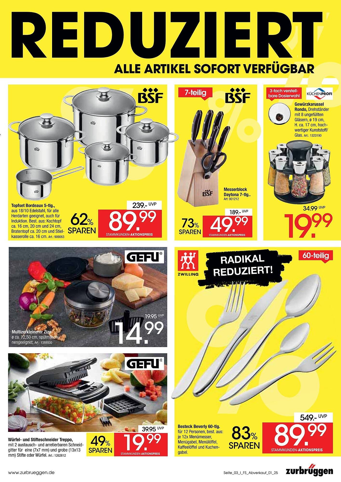 Zurbrüggen Prospekt (2025-08-01 - 2025-08-31) | 3