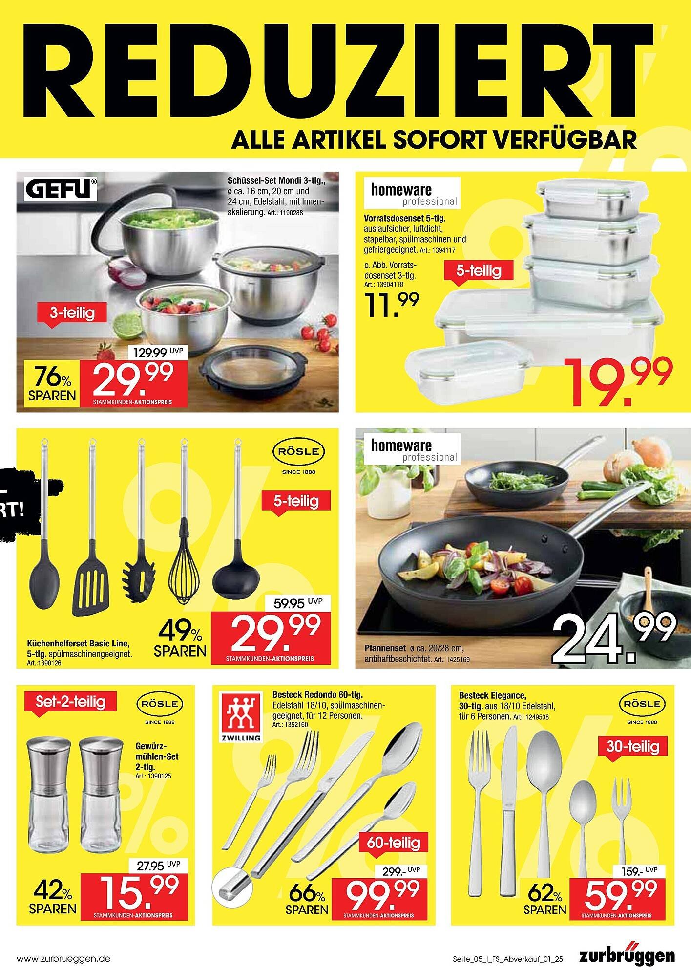 Zurbrüggen Prospekt (2025-08-01 - 2025-08-31) | 5
