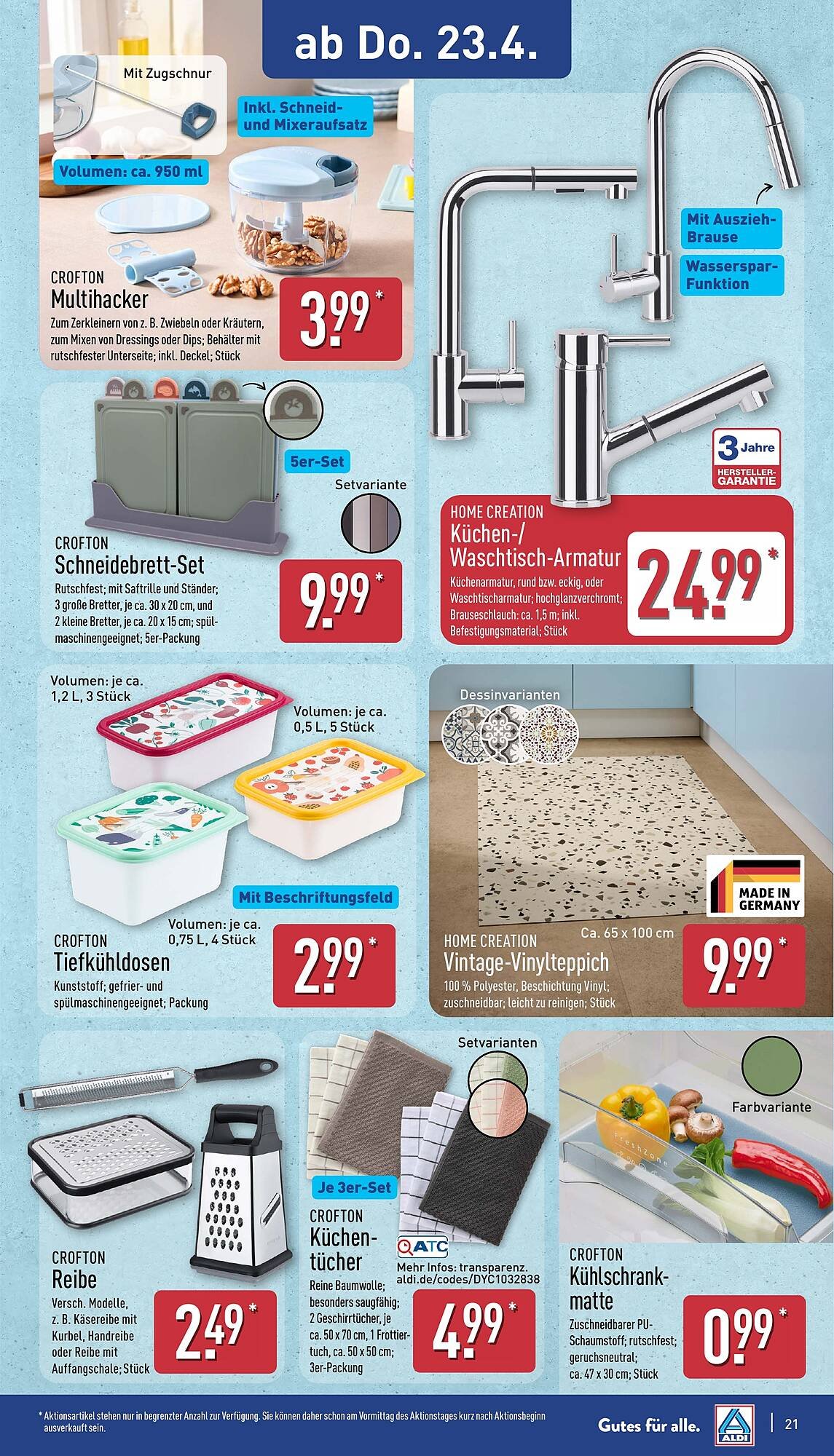 Aldi Nord Prospekt (2026-04-20 - 2026-04-25)