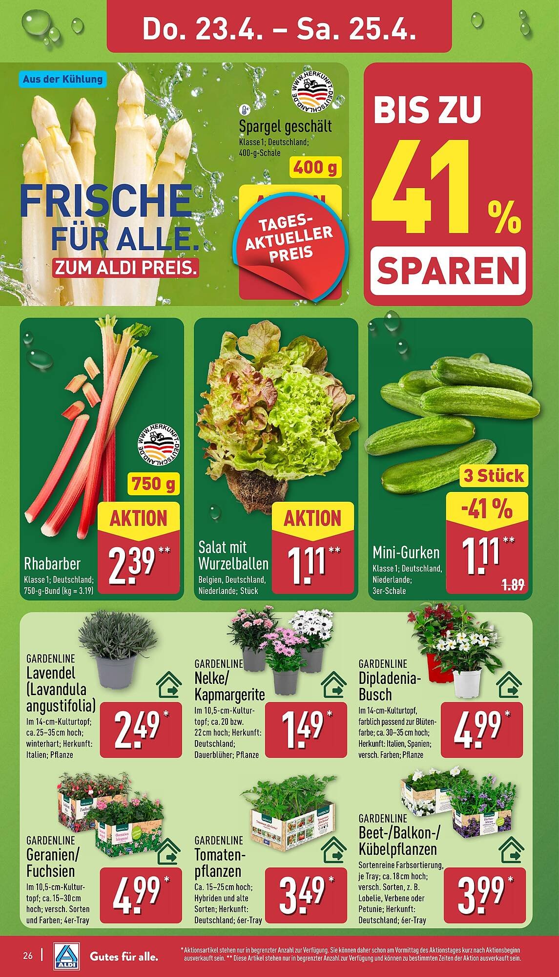 Aldi Nord Prospekt (2026-04-20 - 2026-04-25)