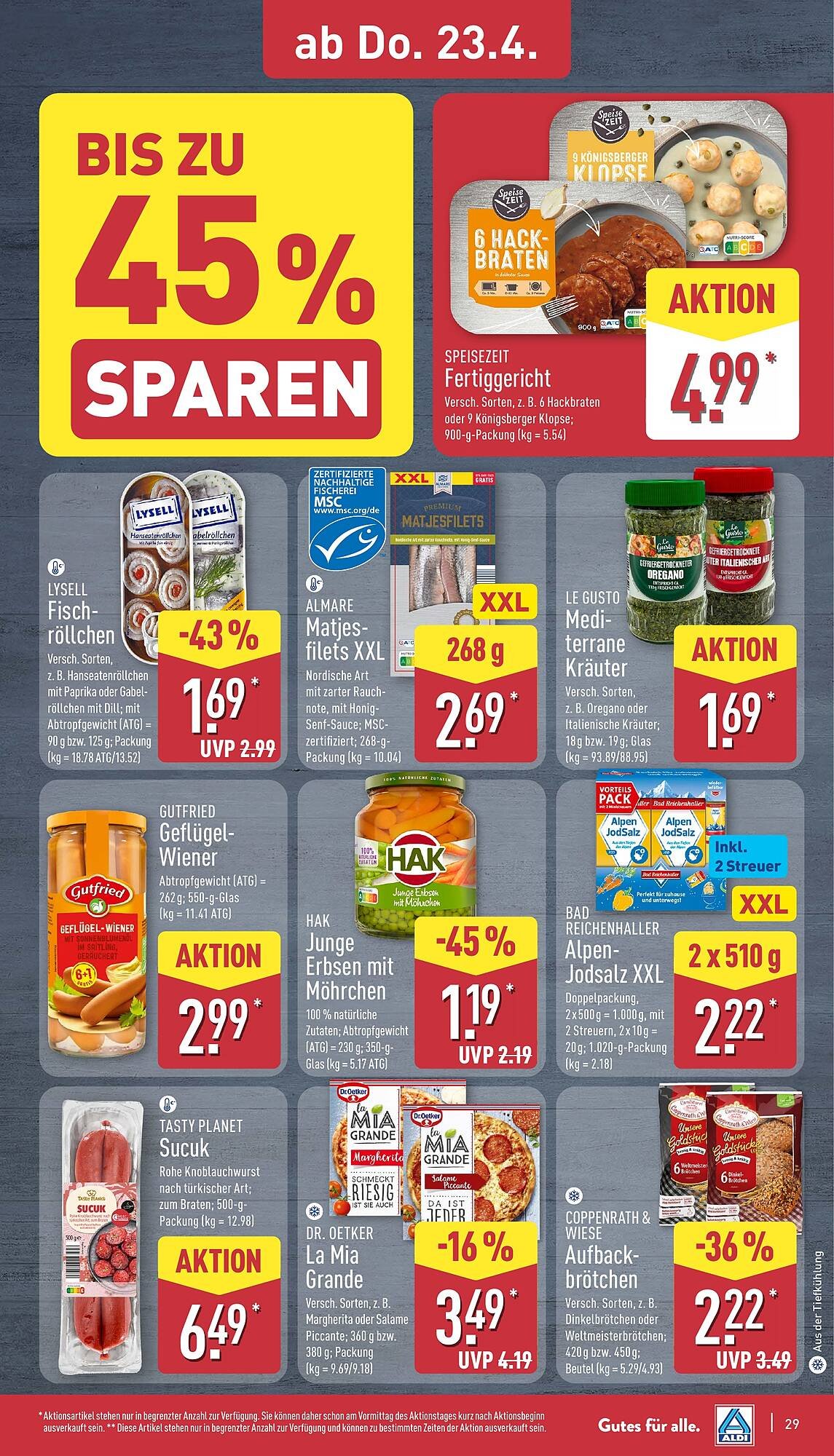 Aldi Nord Prospekt (2026-04-20 - 2026-04-25)