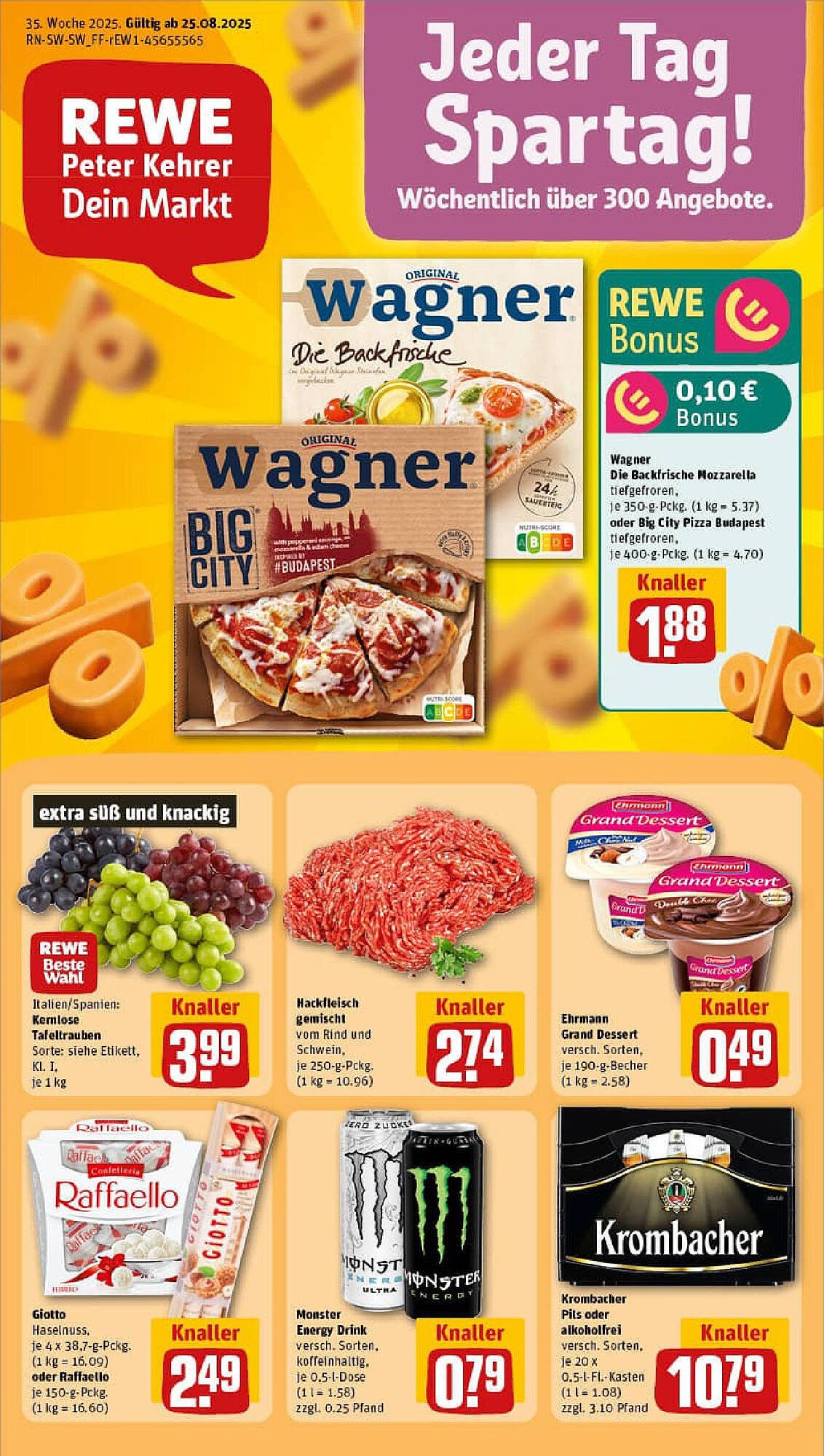 REWE Prospekt (2025-08-25 - 2025-08-31) | 1