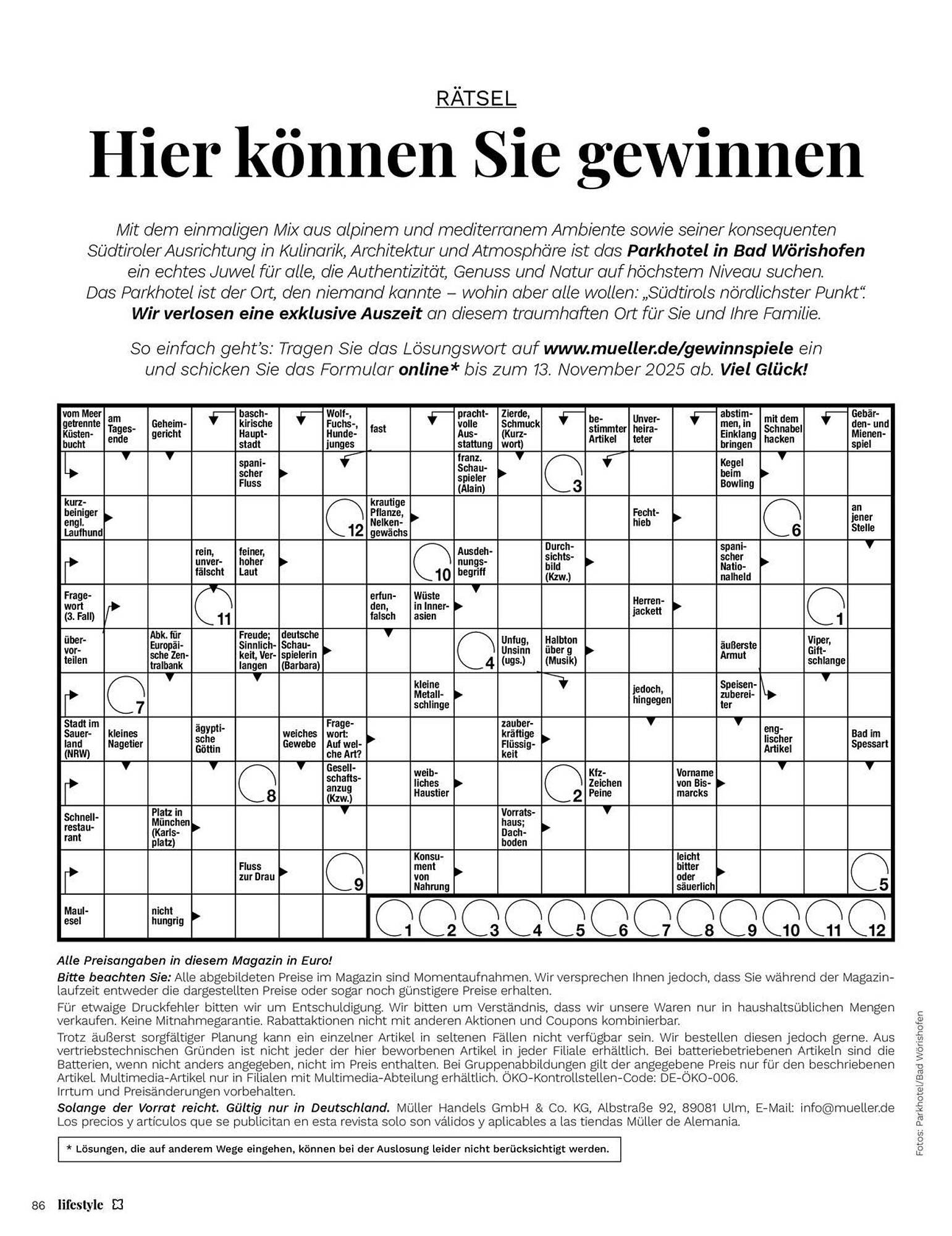 Müller Prospekt (2025-09-12 - 2025-10-31) | 86