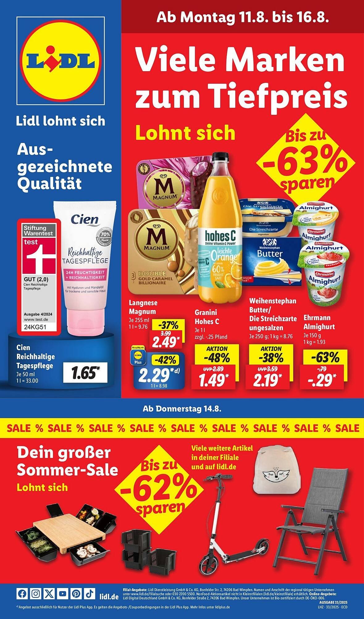 Lidl Prospekt (2025-08-11 - 2025-08-16)