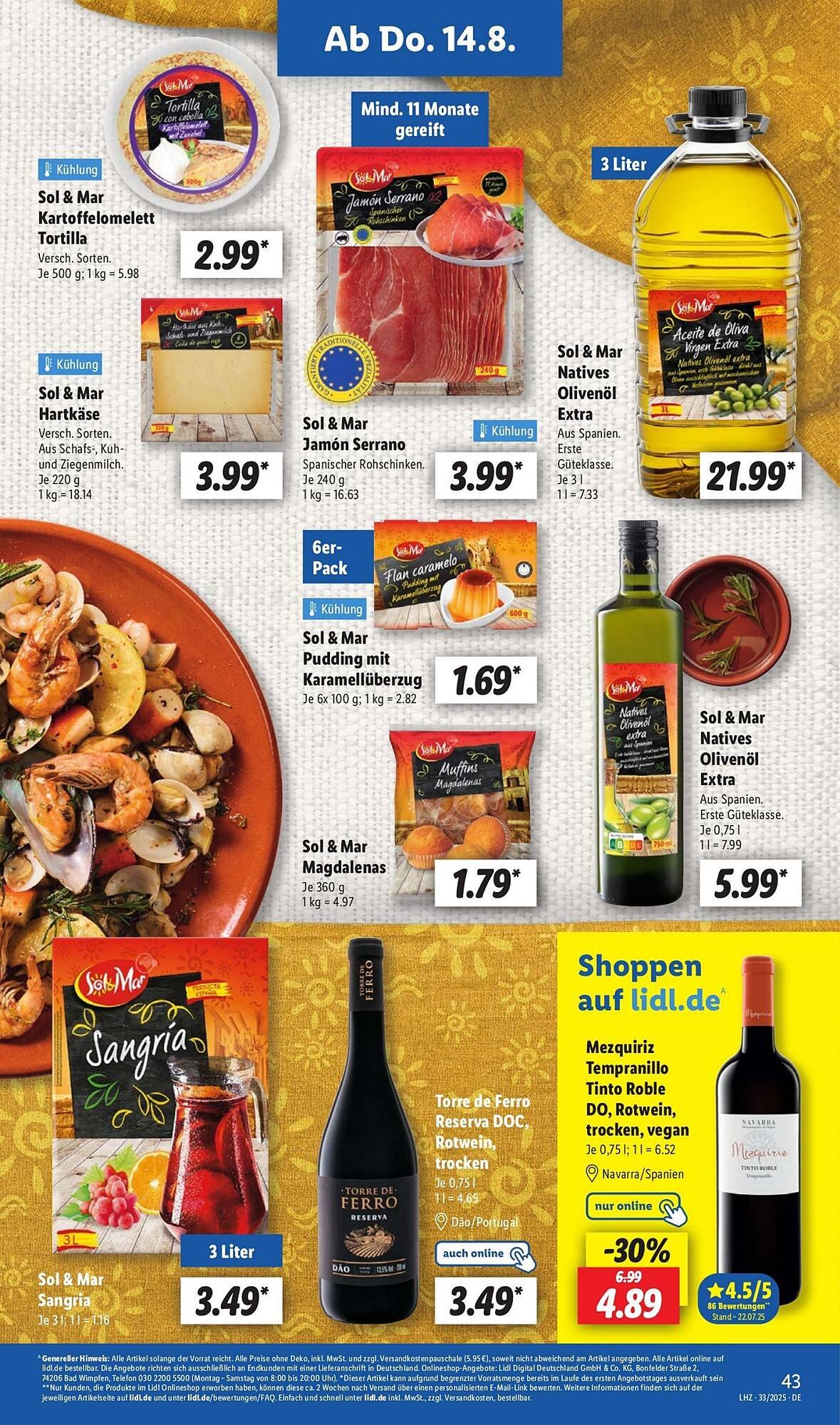 Lidl Prospekt (2025-08-11 - 2025-08-16)