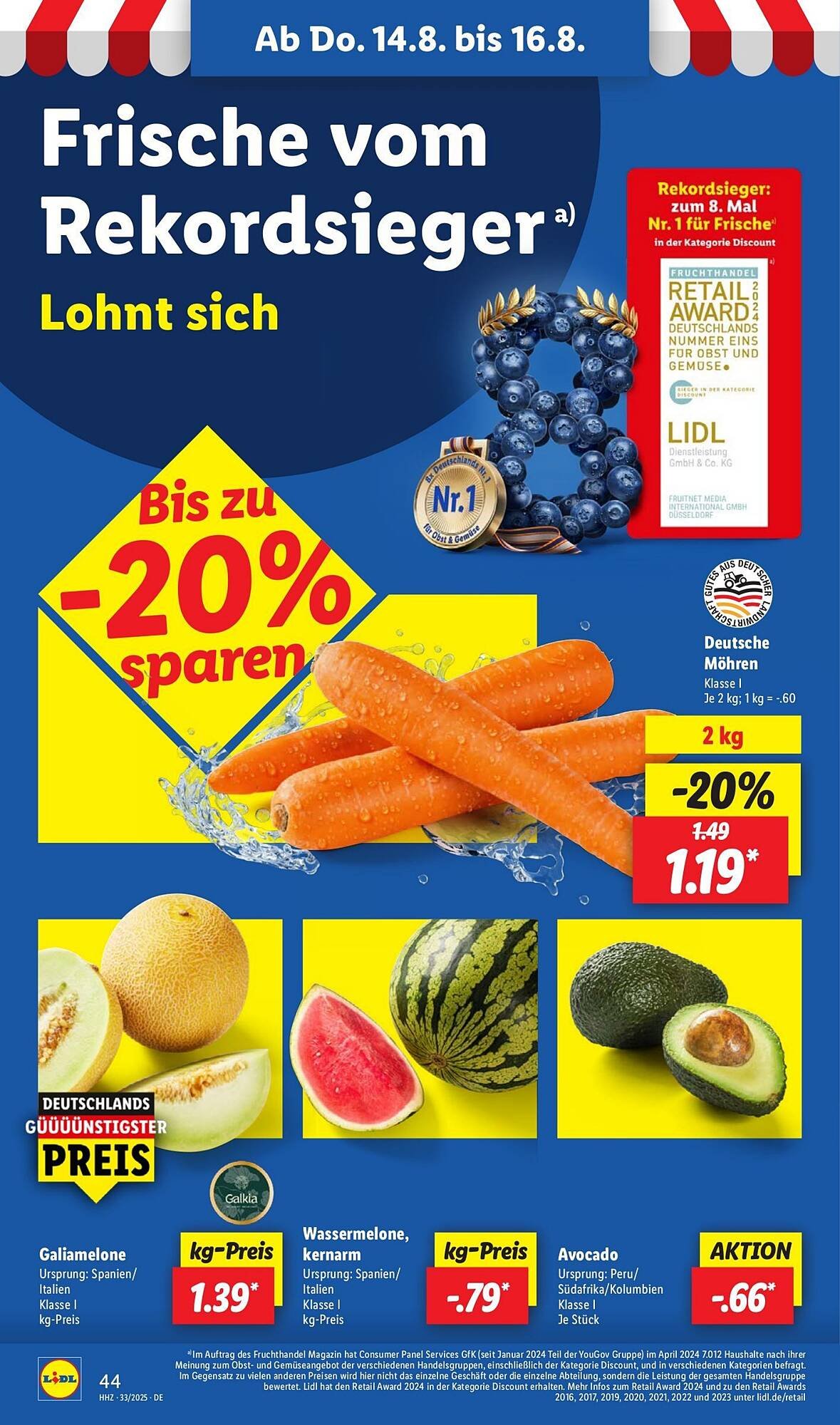 Lidl Prospekt (2025-08-11 - 2025-08-16)