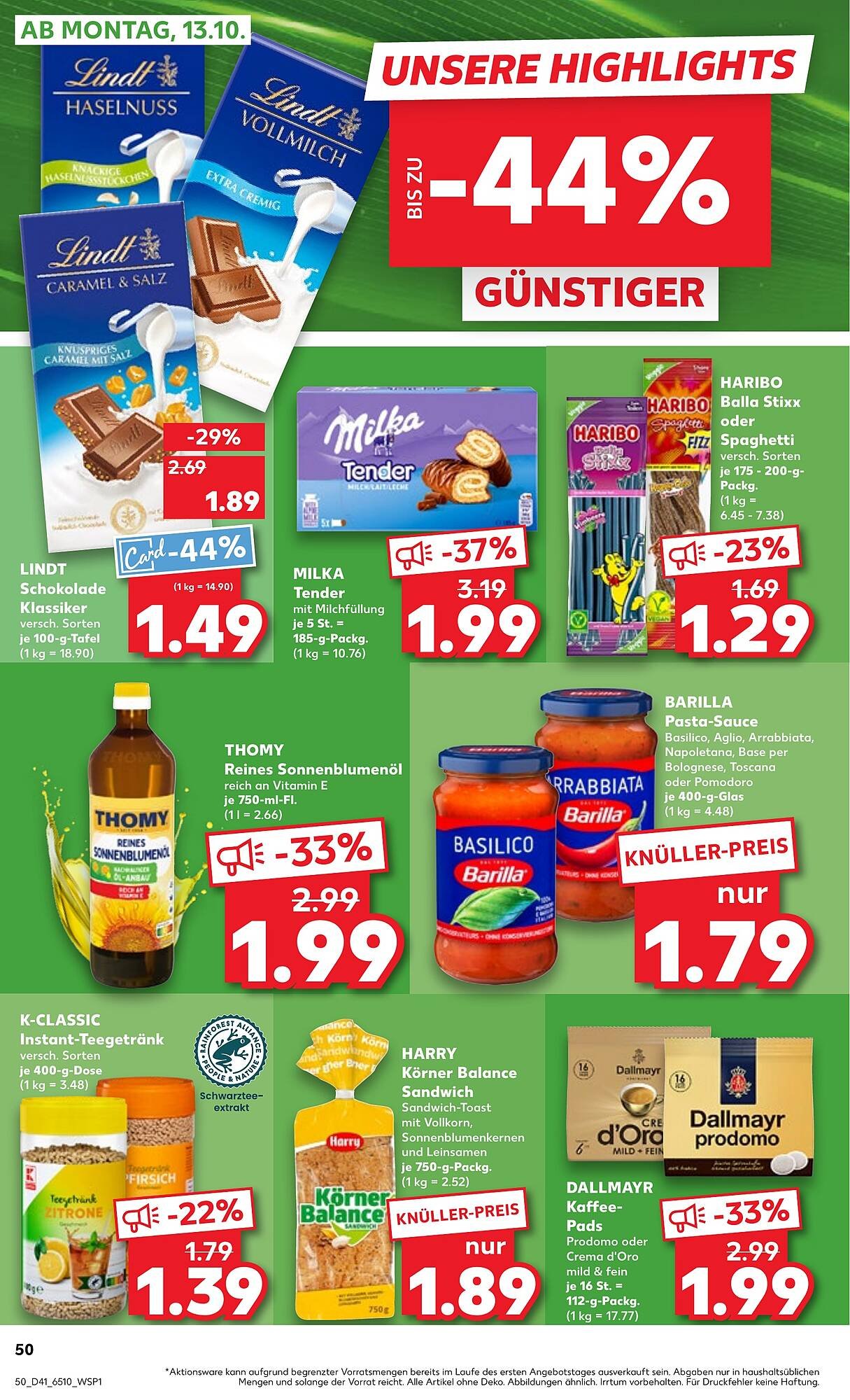 Kaufland Prospekt (2025-10-09 - 2025-10-15) | 50
