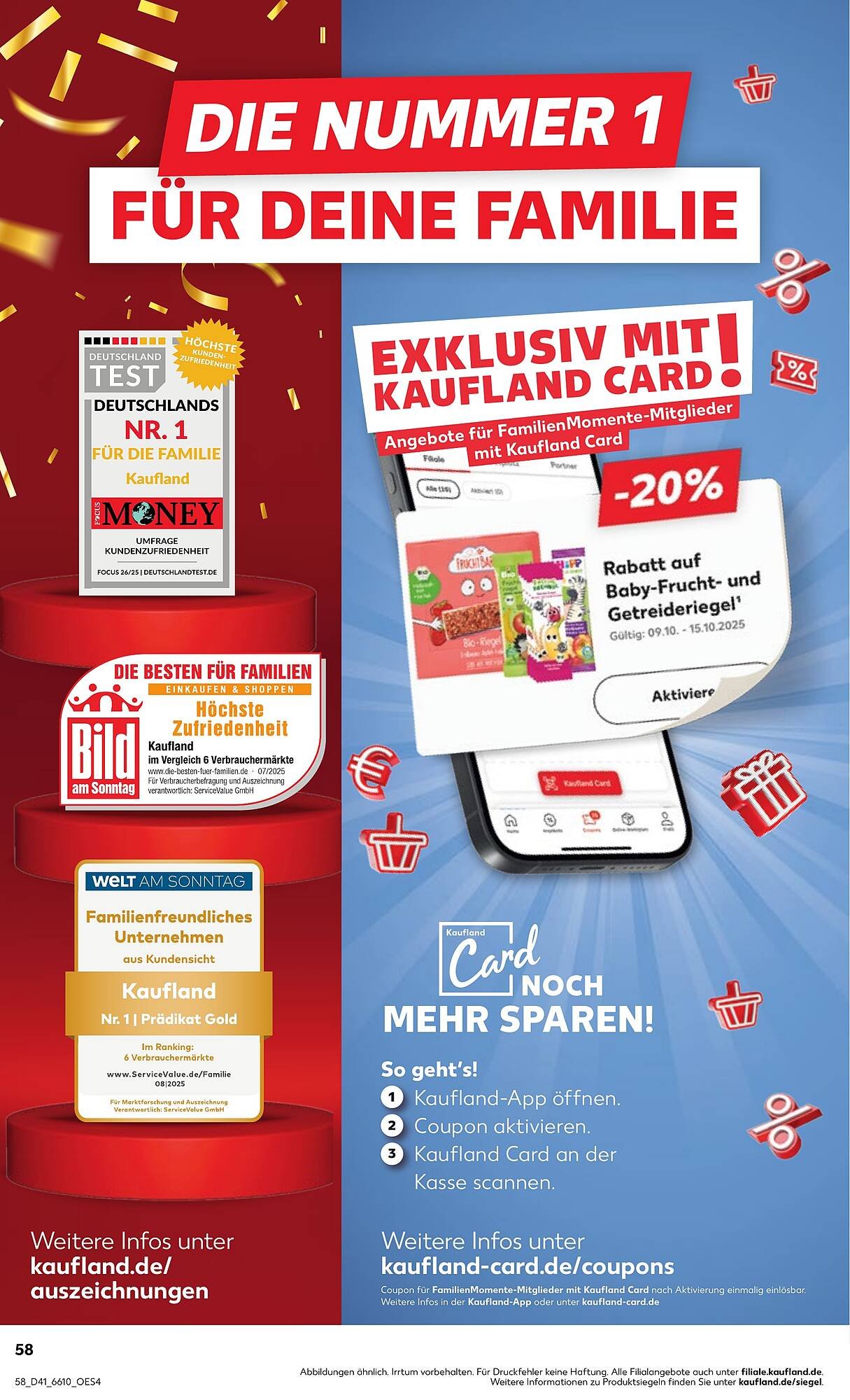 Kaufland Prospekt (2025-10-09 - 2025-10-15) | 58