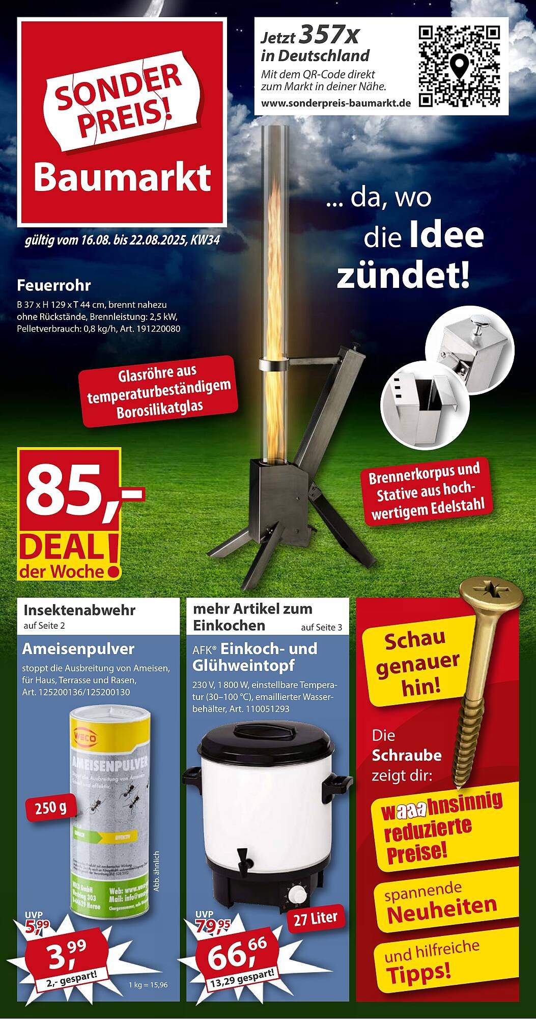 Sonderpreis Baumarkt Prospekt (2025-08-16 - 2025-08-22) | 1