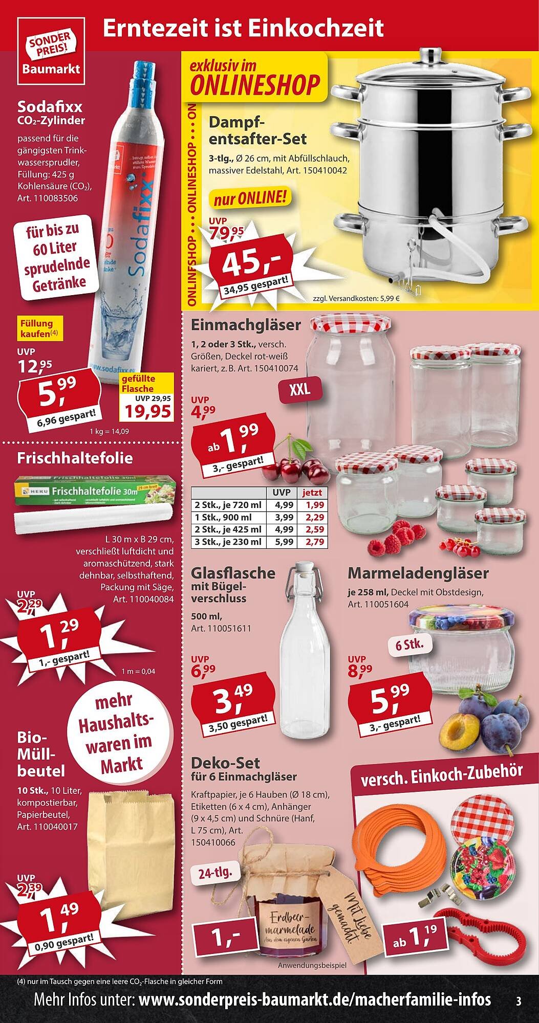 Sonderpreis Baumarkt Prospekt (2025-08-16 - 2025-08-22) | 3