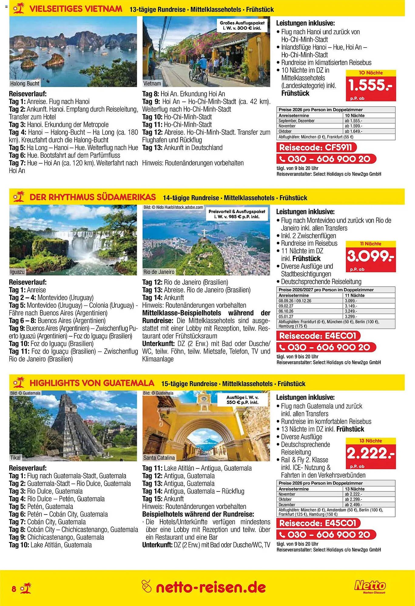 Netto Reisen Prospekt
