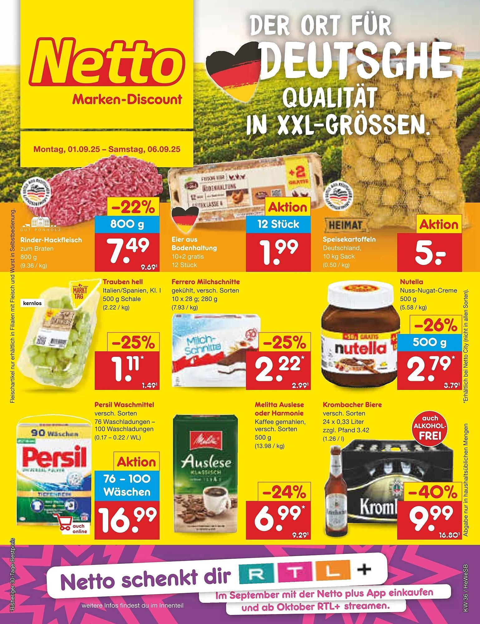 Netto Marken-Discount Prospekt (2025-09-01 - 2025-09-06)