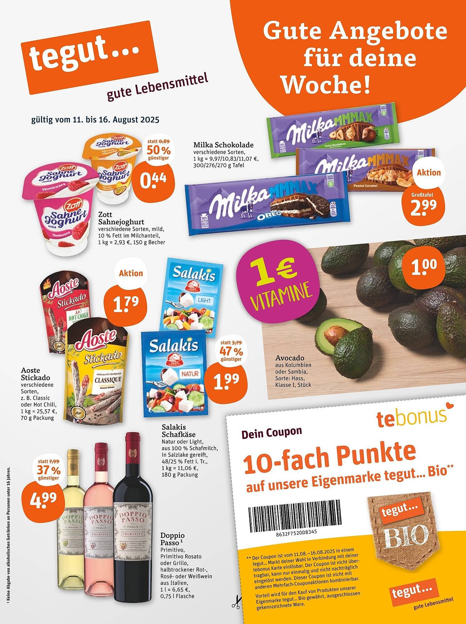 tegut Prospekt (2025-08-14 - 2025-08-16) | 3