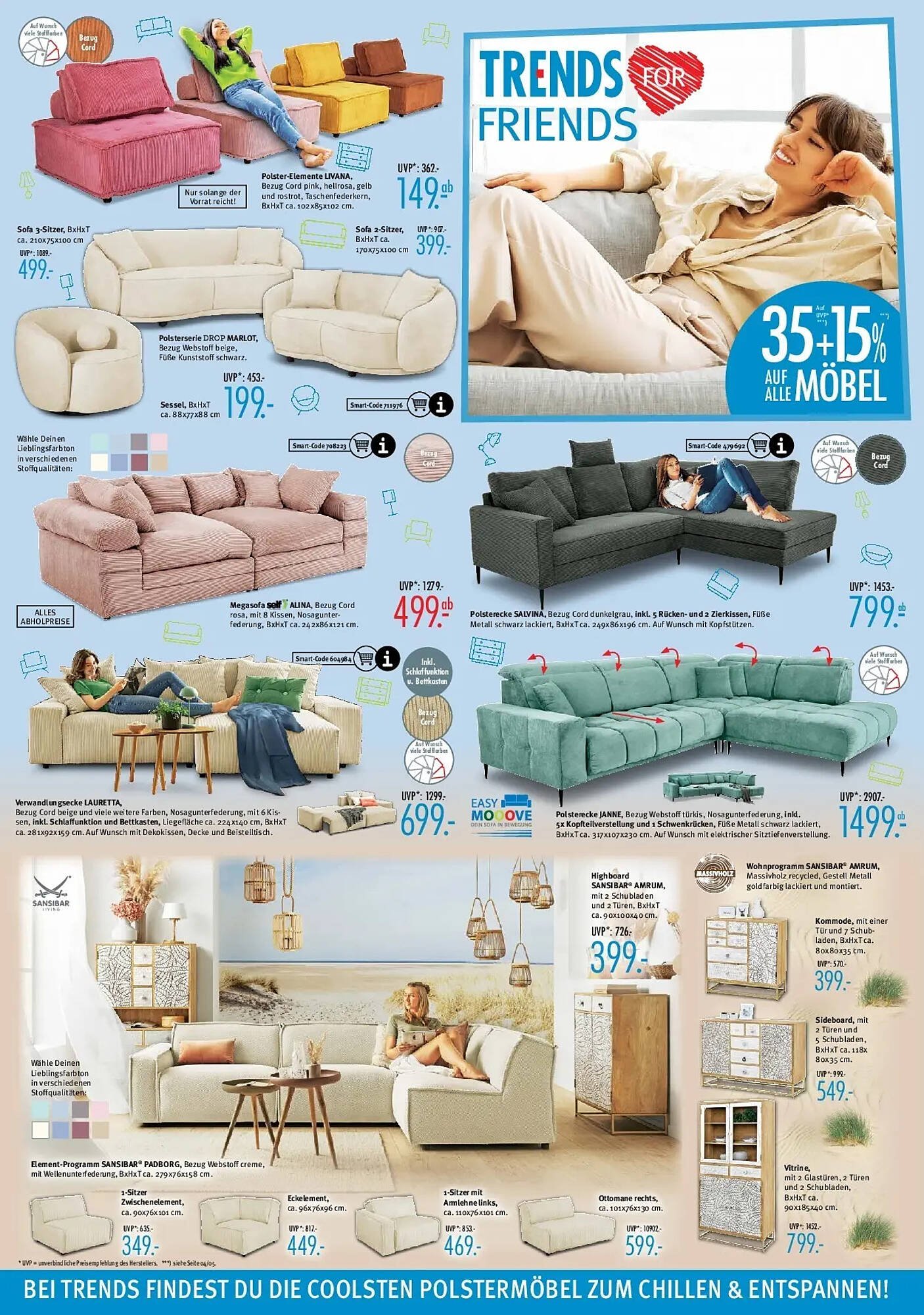 Trends Möbel Prospekt