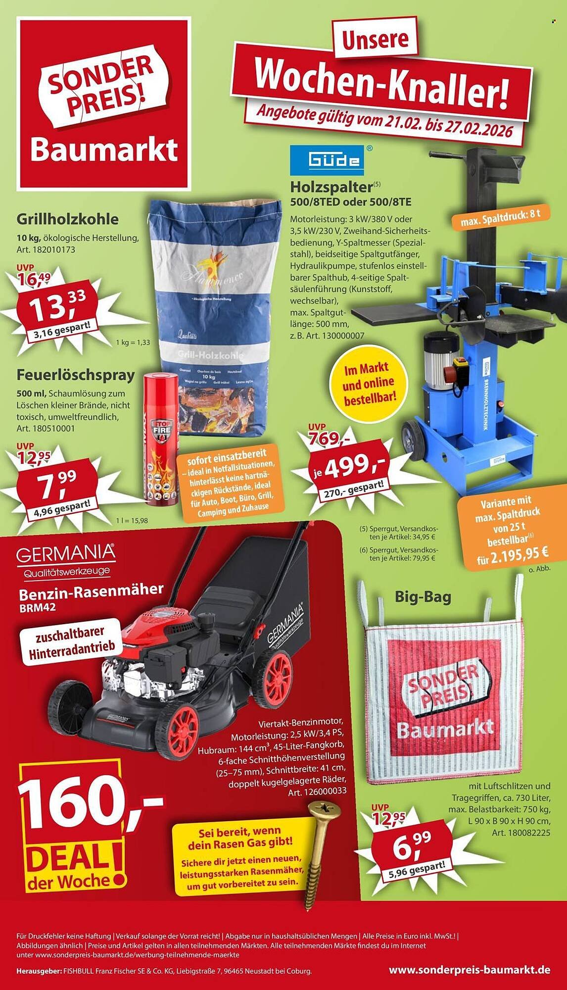 Sonderpreis Baumarkt Prospekt