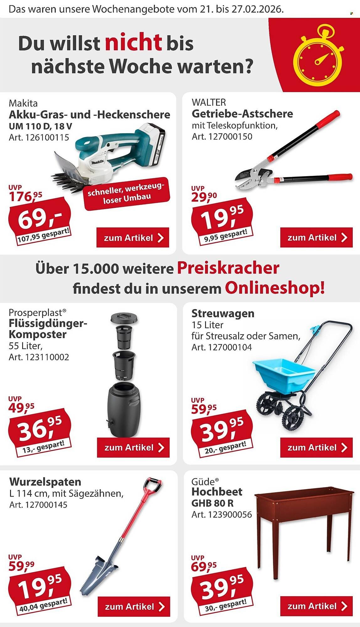 Sonderpreis Baumarkt Prospekt