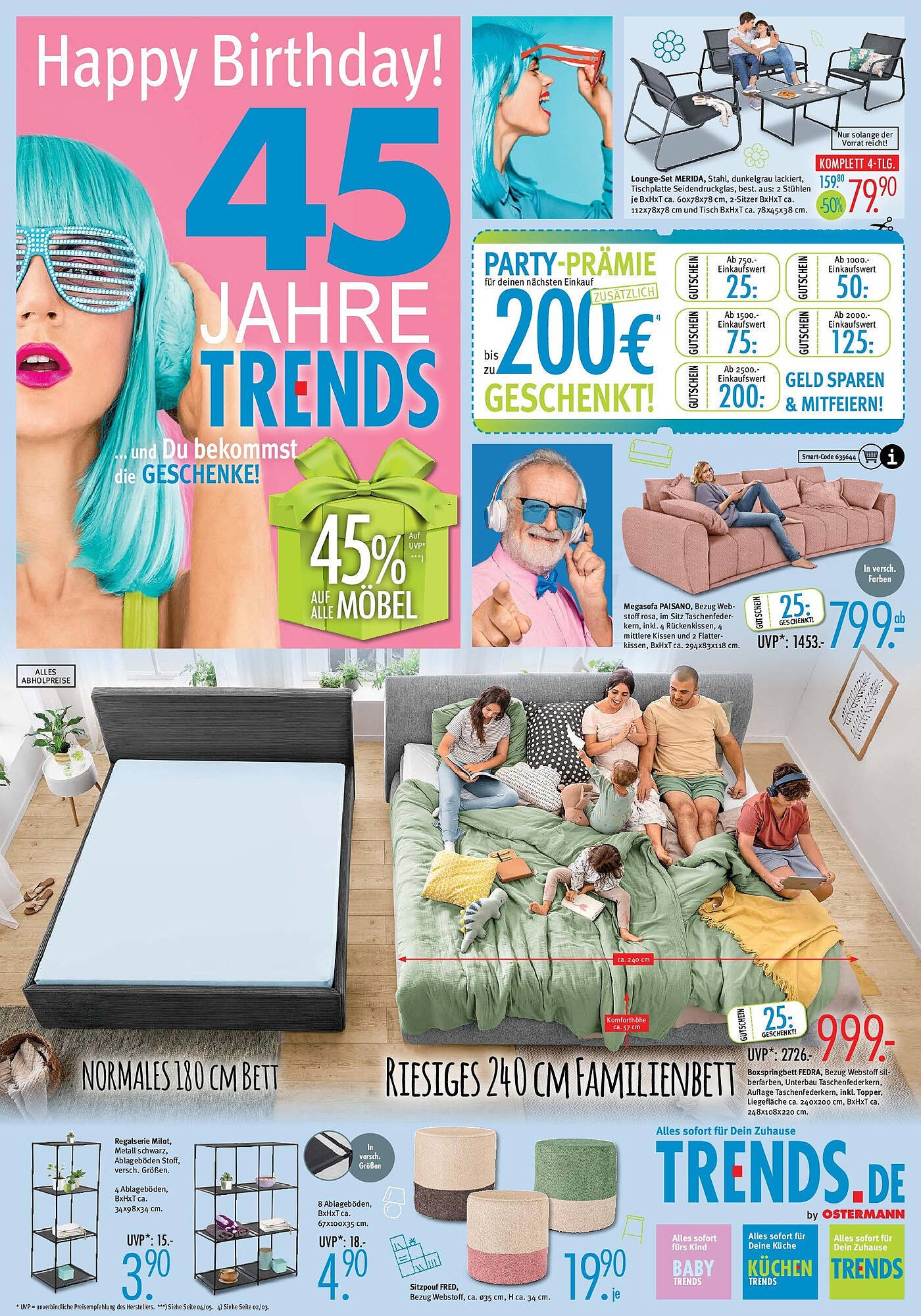 Trends Möbel Prospekt (2025-07-25 - 2025-08-23) | 1
