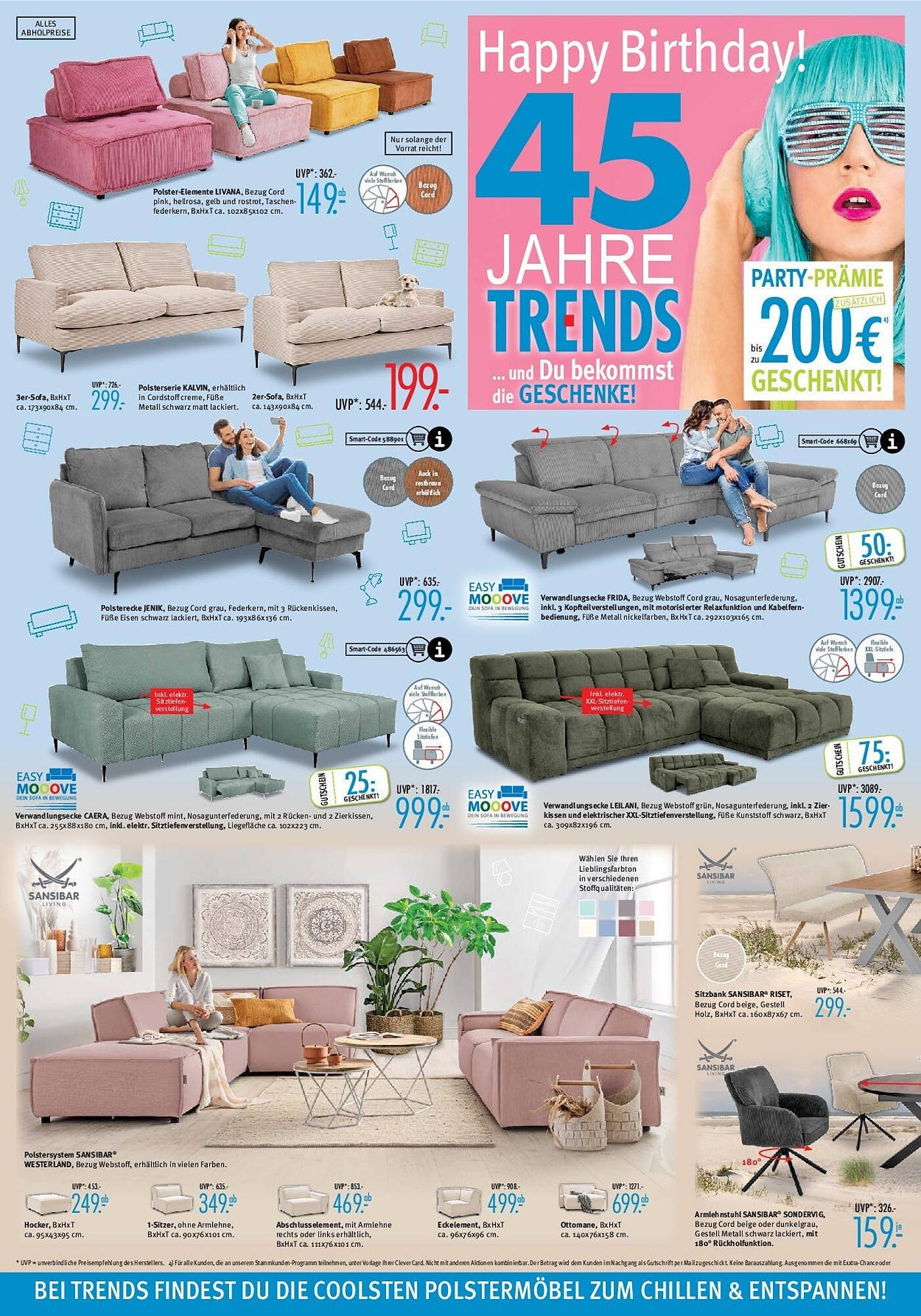 Trends Möbel Prospekt (2025-07-25 - 2025-08-23) | 2