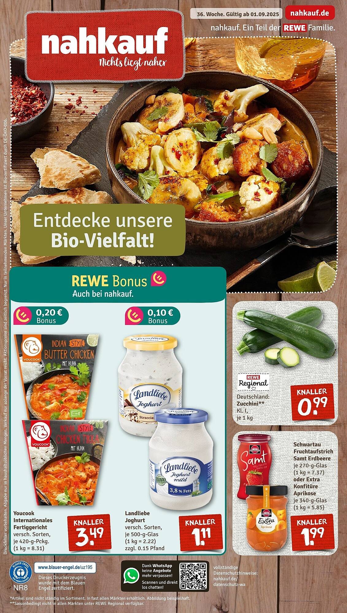 nahkauf Prospekt (2025-09-01 - 2025-09-06) | 1