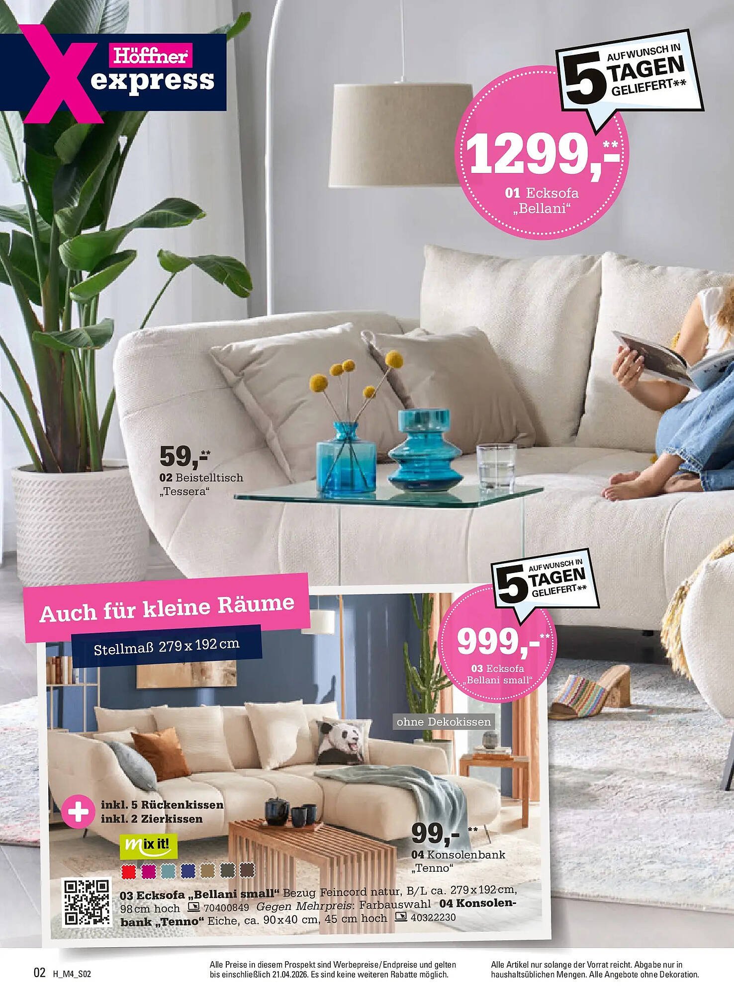 Höffner Prospekt (2026-03-31 - 2026-04-21)