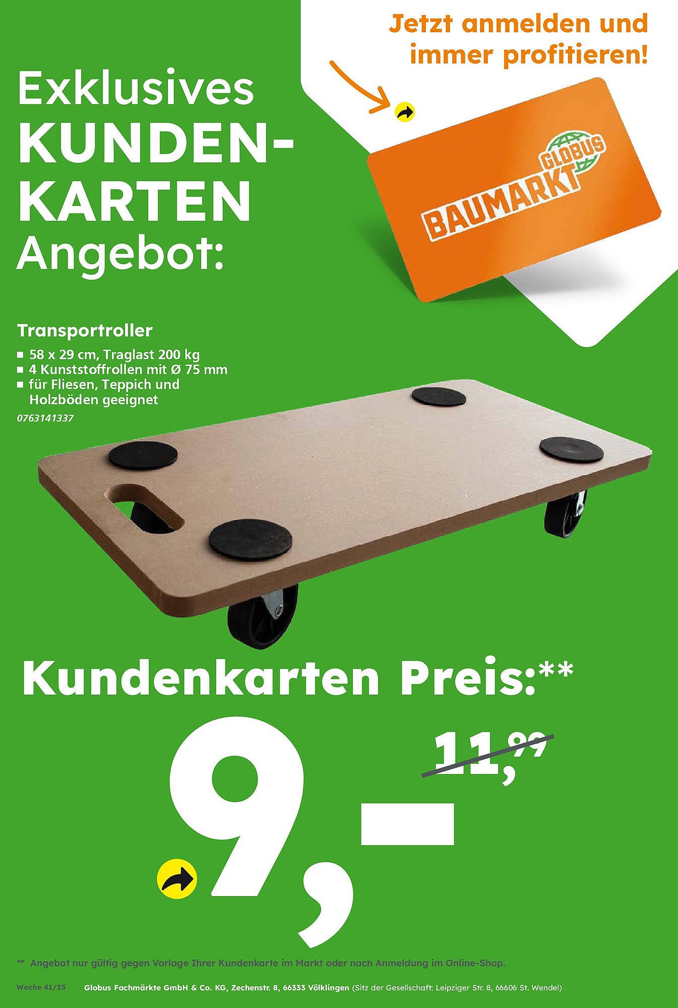 Globus Baumarkt Prospekt (2025-10-05 - 2025-10-11) | 8