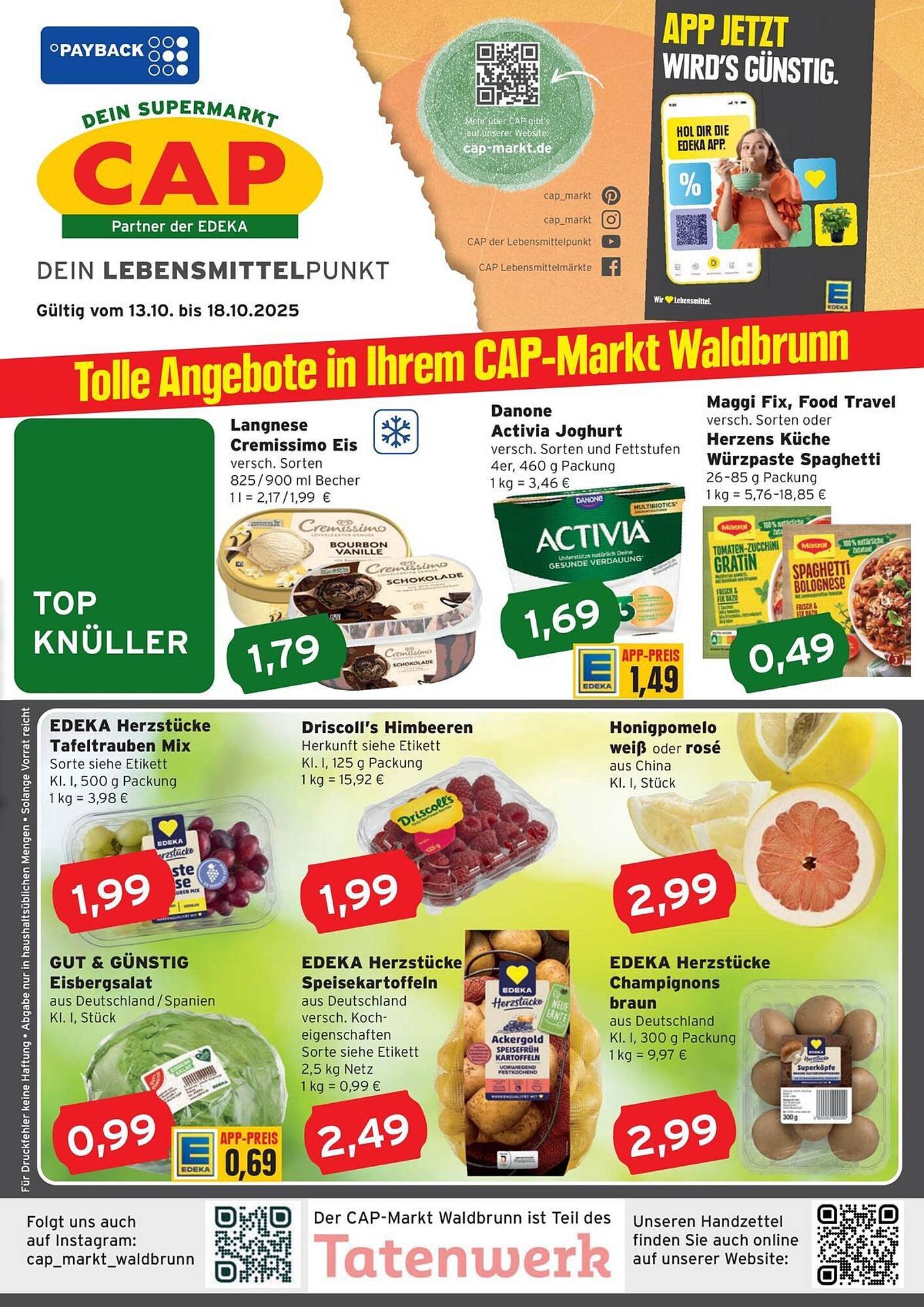 CAP Markt Prospekt (2025-10-13 - 2025-10-18) | 1