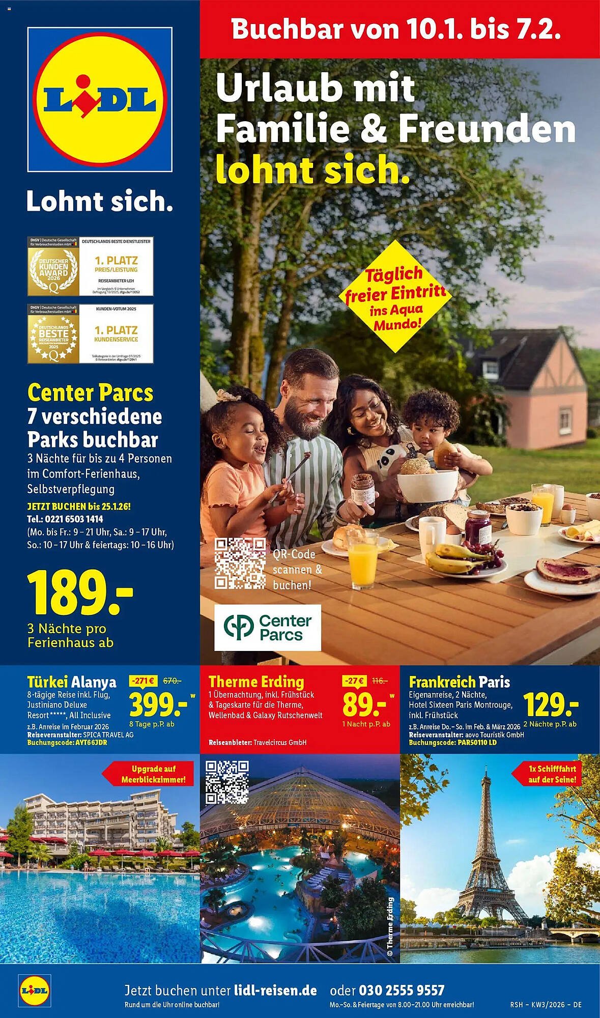 Lidl Reisen Prospekt (2026-01-10 - 2026-02-07)