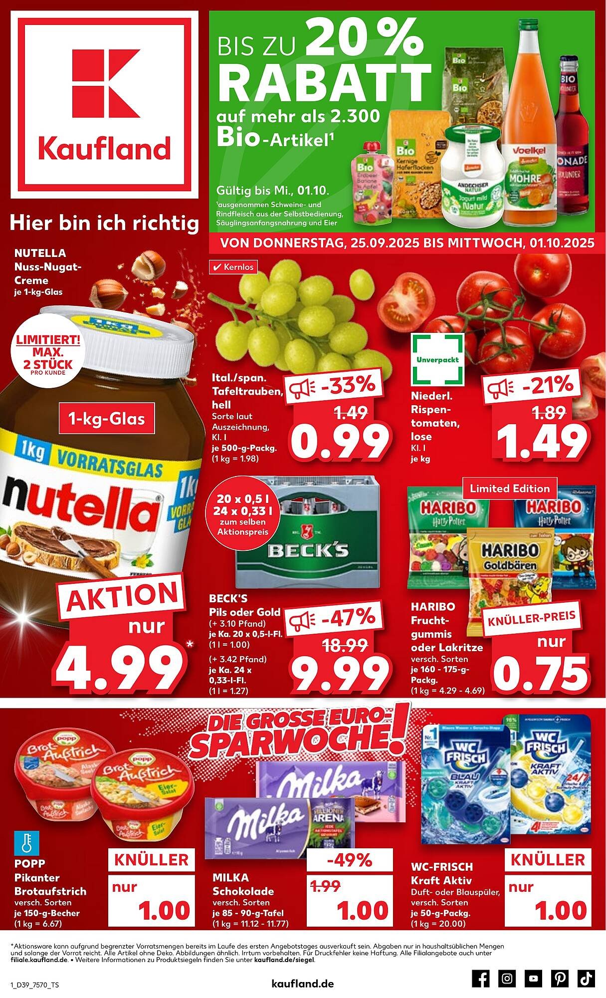 Kaufland Prospekt (2025-09-25 - 2025-10-01) | 1