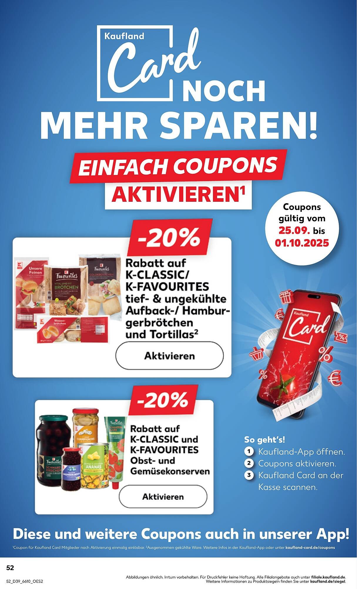 Kaufland Prospekt (2025-09-25 - 2025-10-01) | 52