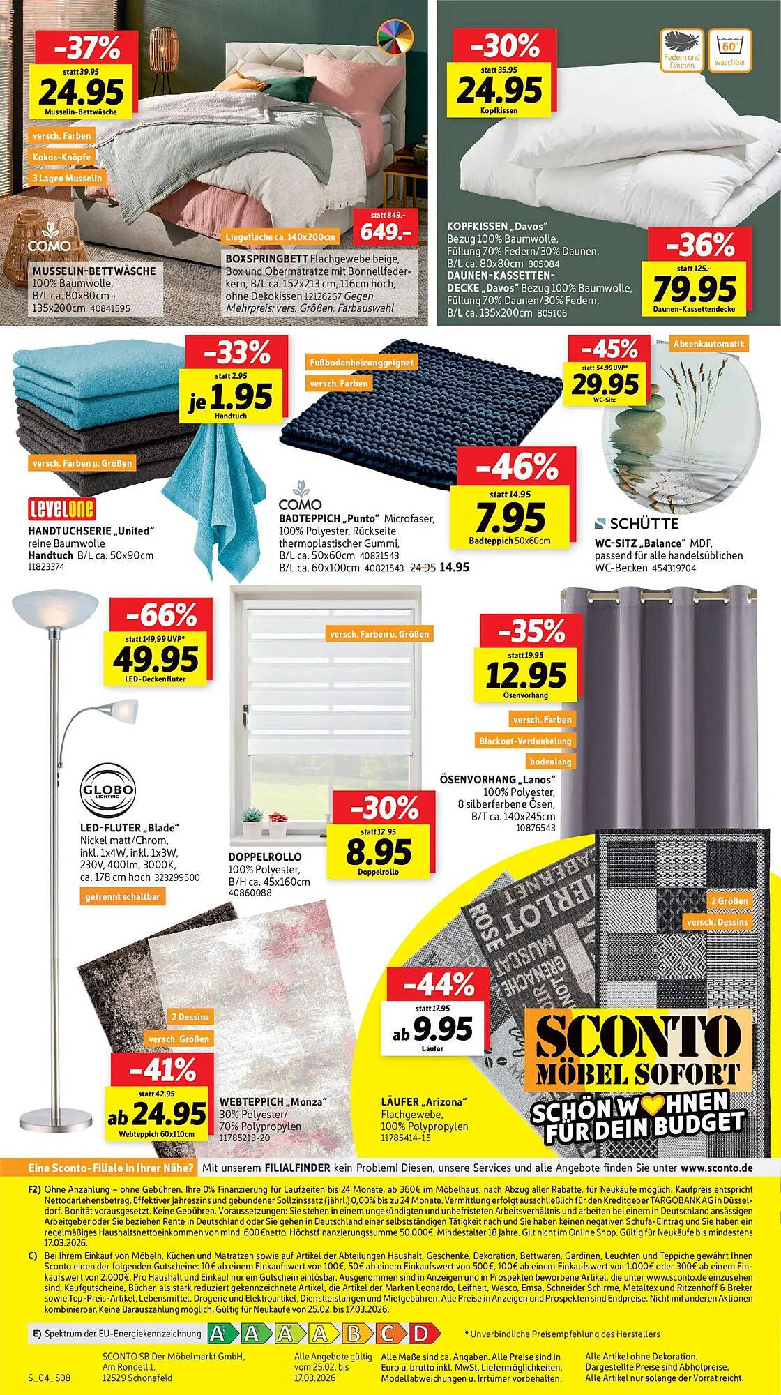 SCONTO Prospekt (2026-02-25 - 2026-03-17)