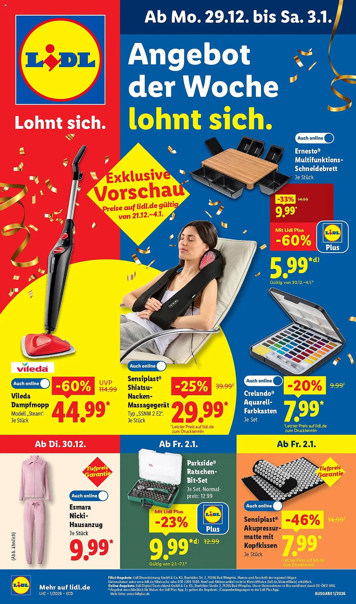 Lidl Prospekt (2025-12-29 - 2026-01-03)